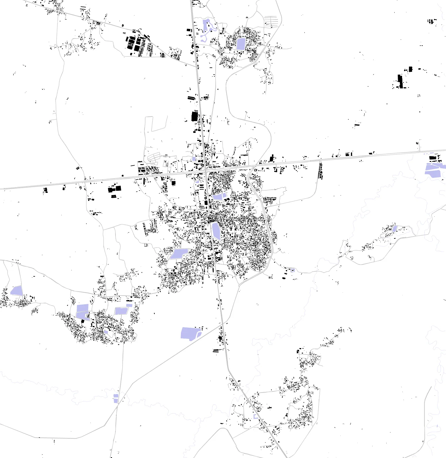 Chok Chai figure ground plan