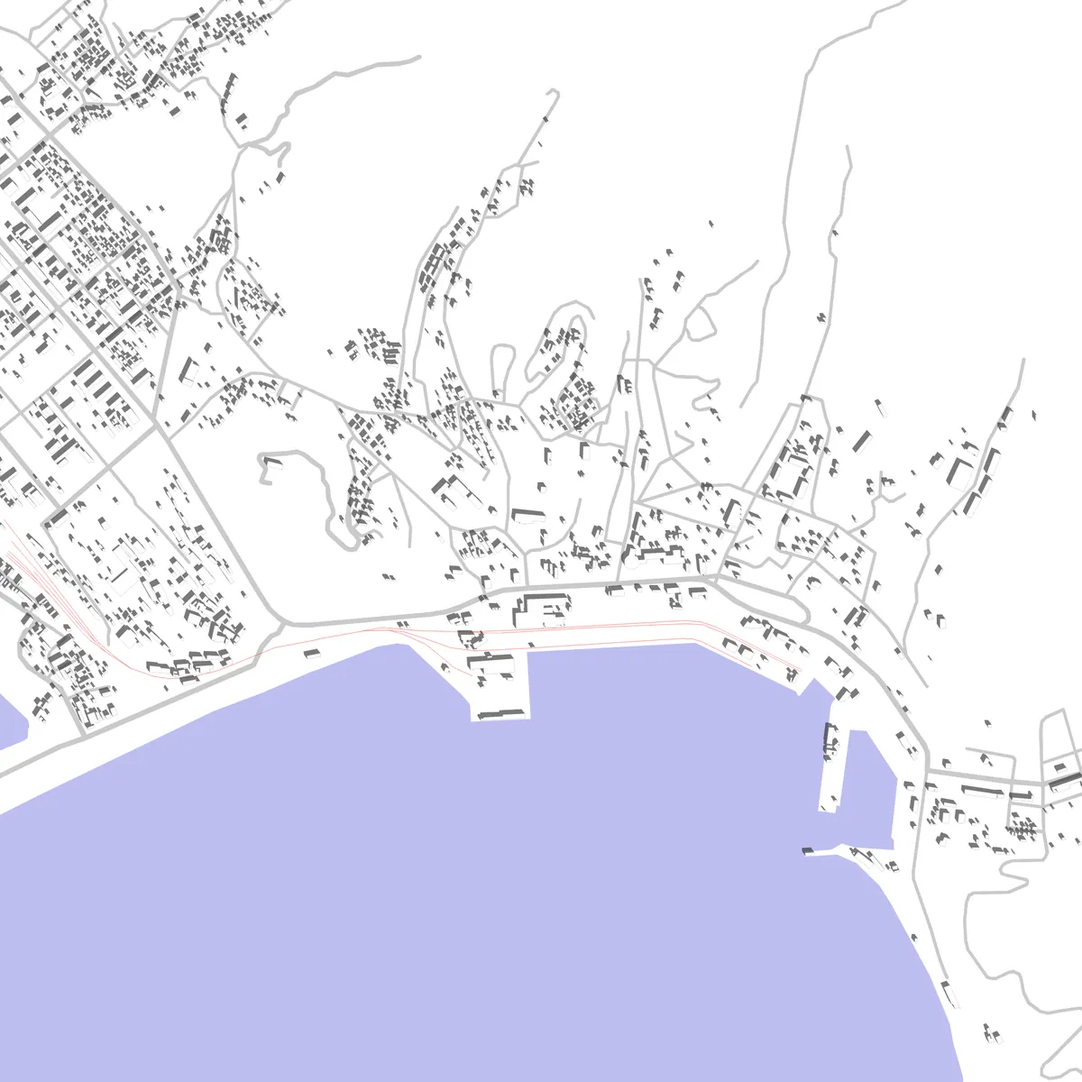 Chongjin site plan (2.5 km)