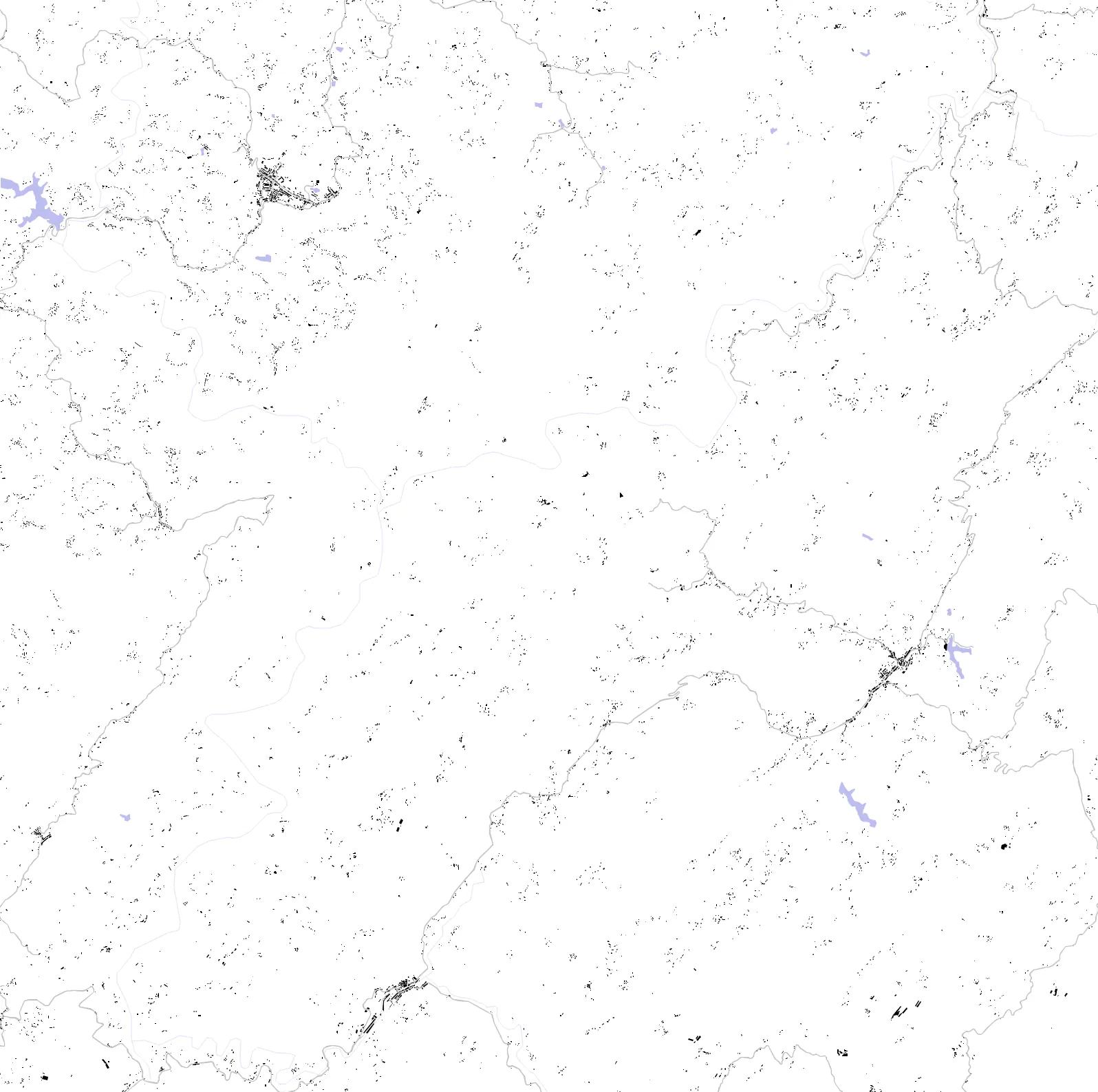 Chongqing figure ground plan