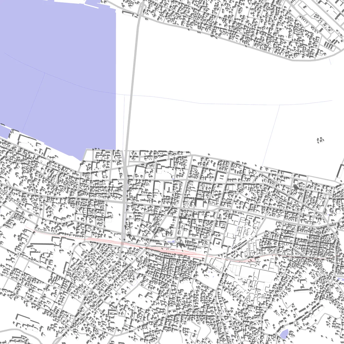 Choshi Lageplan (2,5 km)