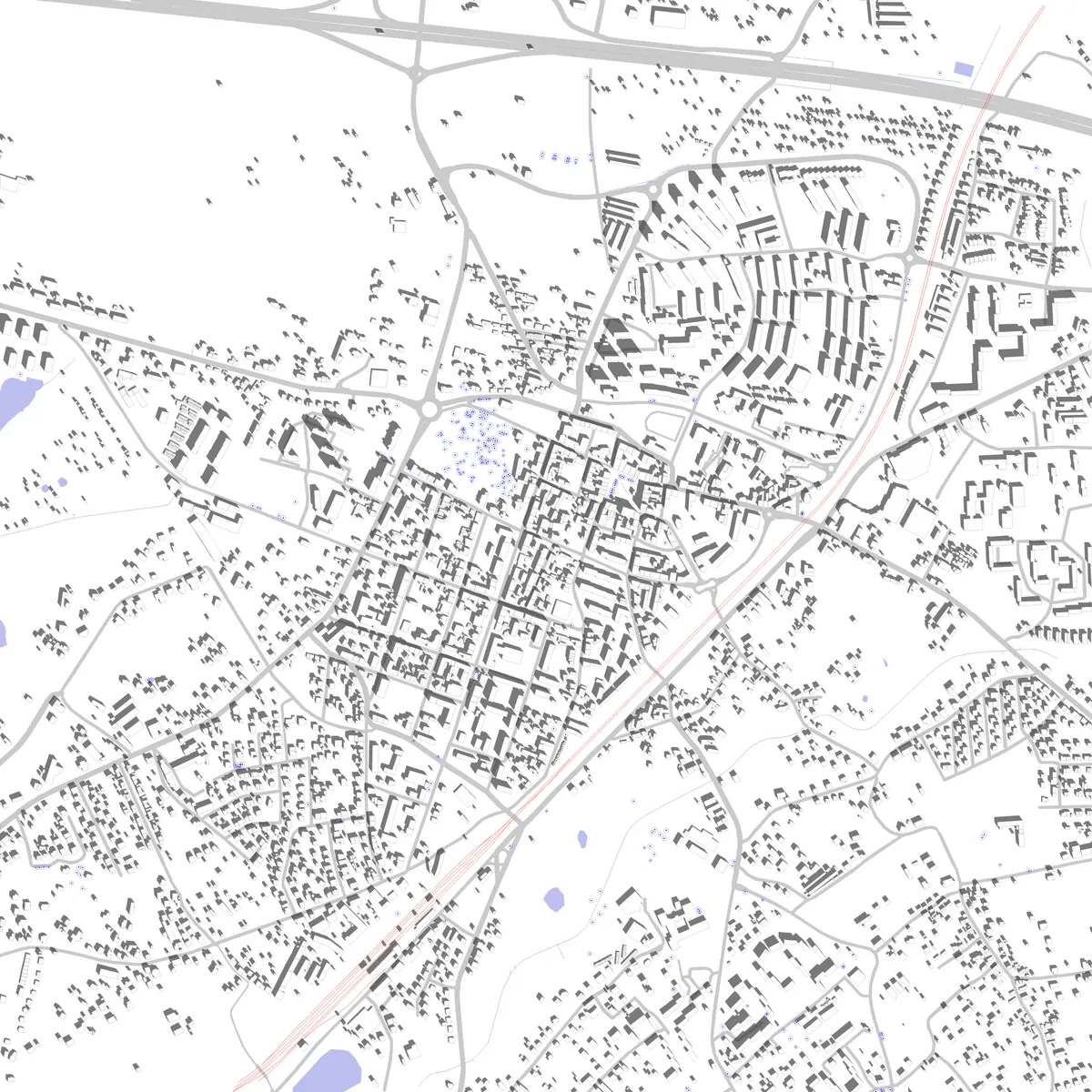 Chrzanów site plan (2.5 km)