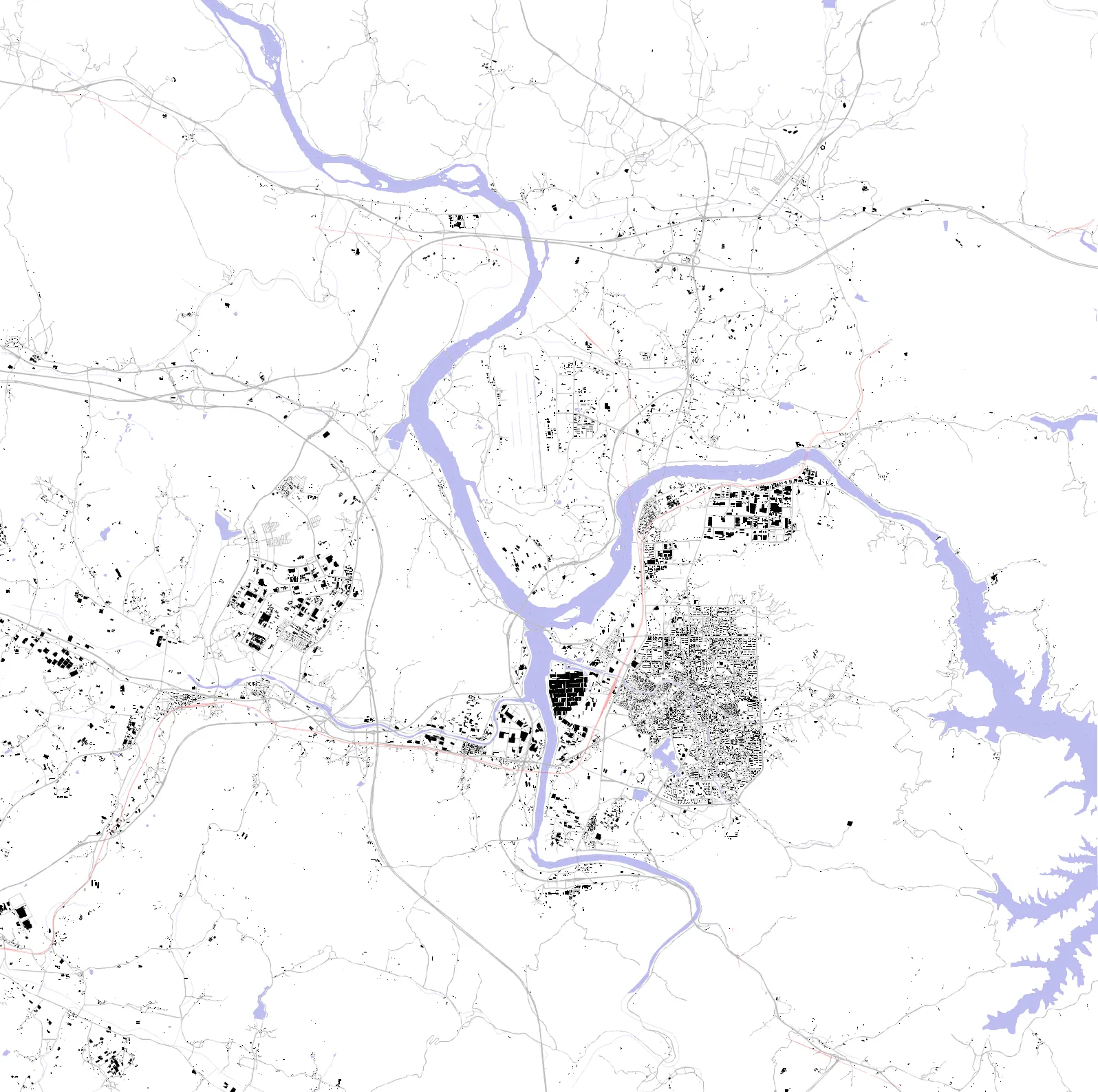 Chungju figure ground plan
