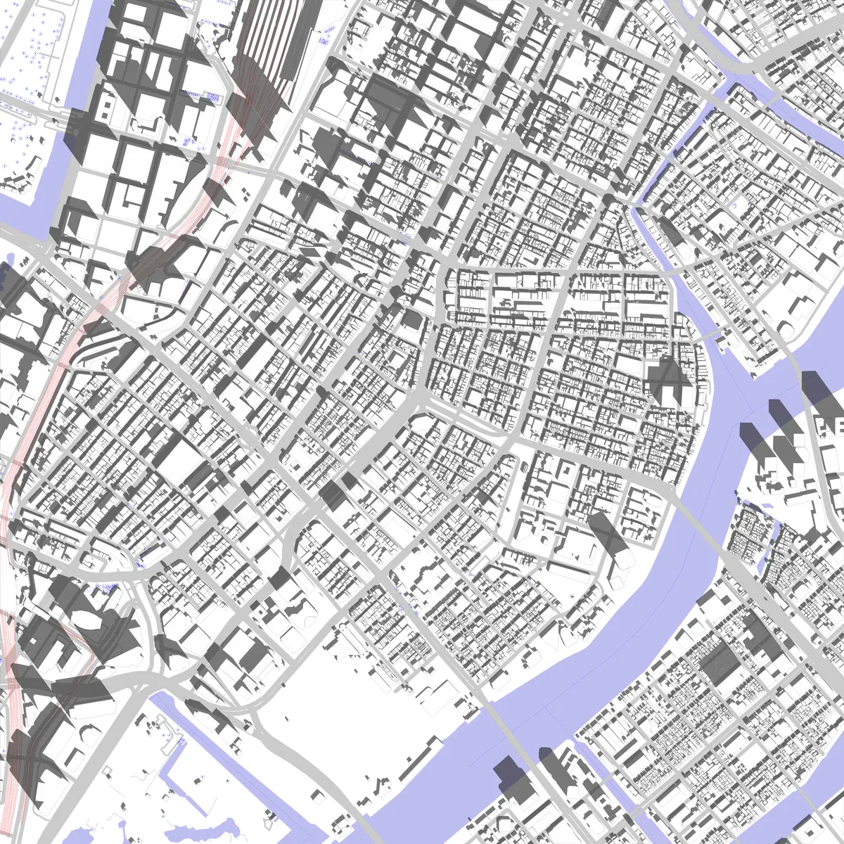 Chuo site plan (2.5 km)