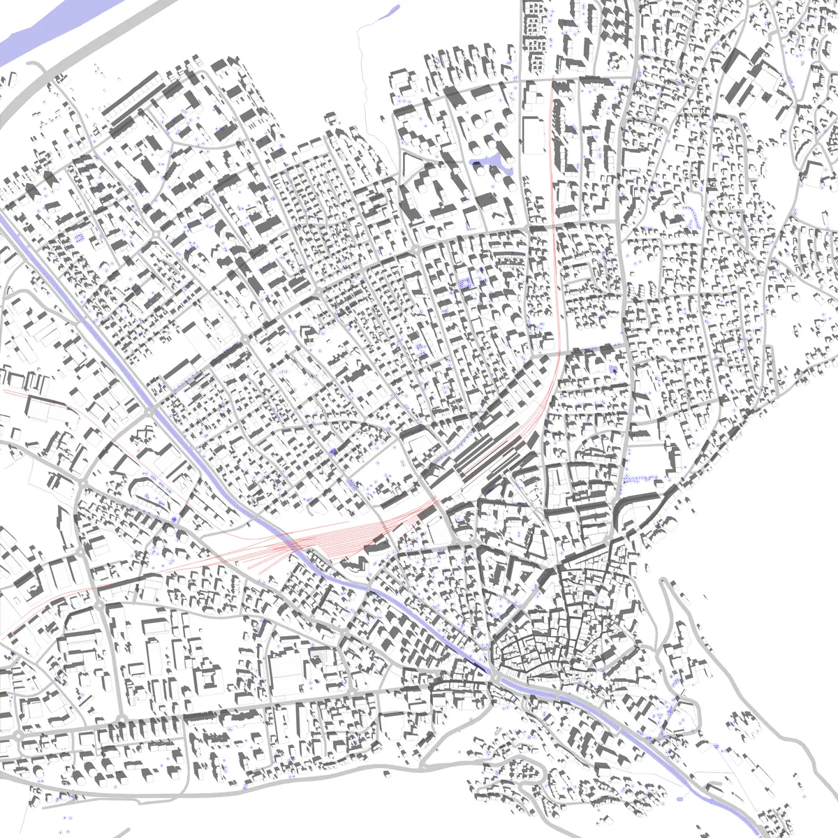Chur Lageplan (2,5 km)