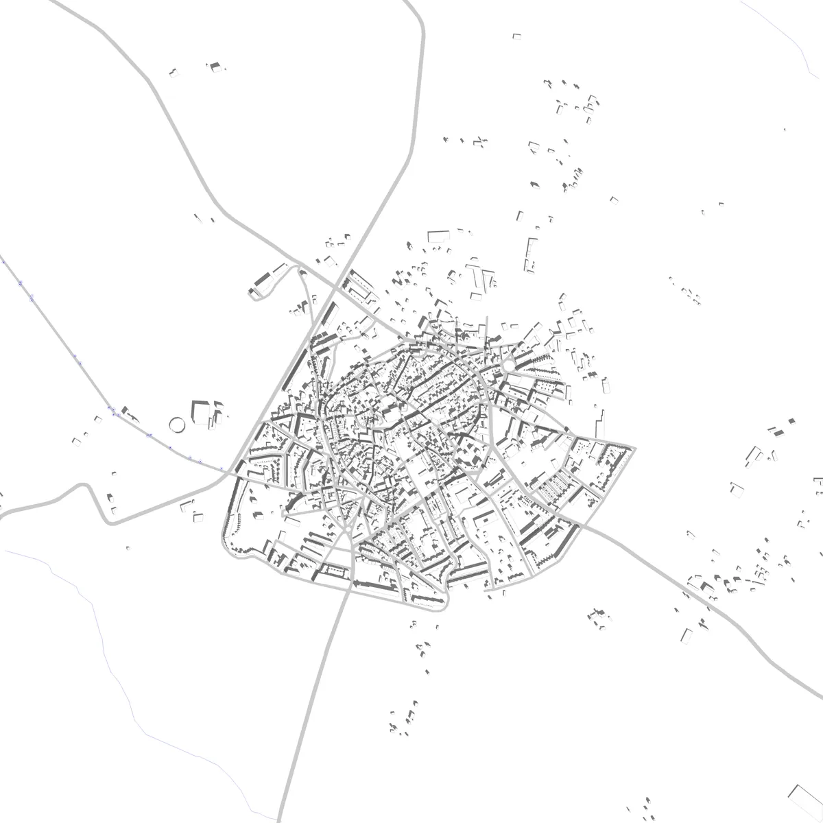 Cigales plano de situación (2,5 km)