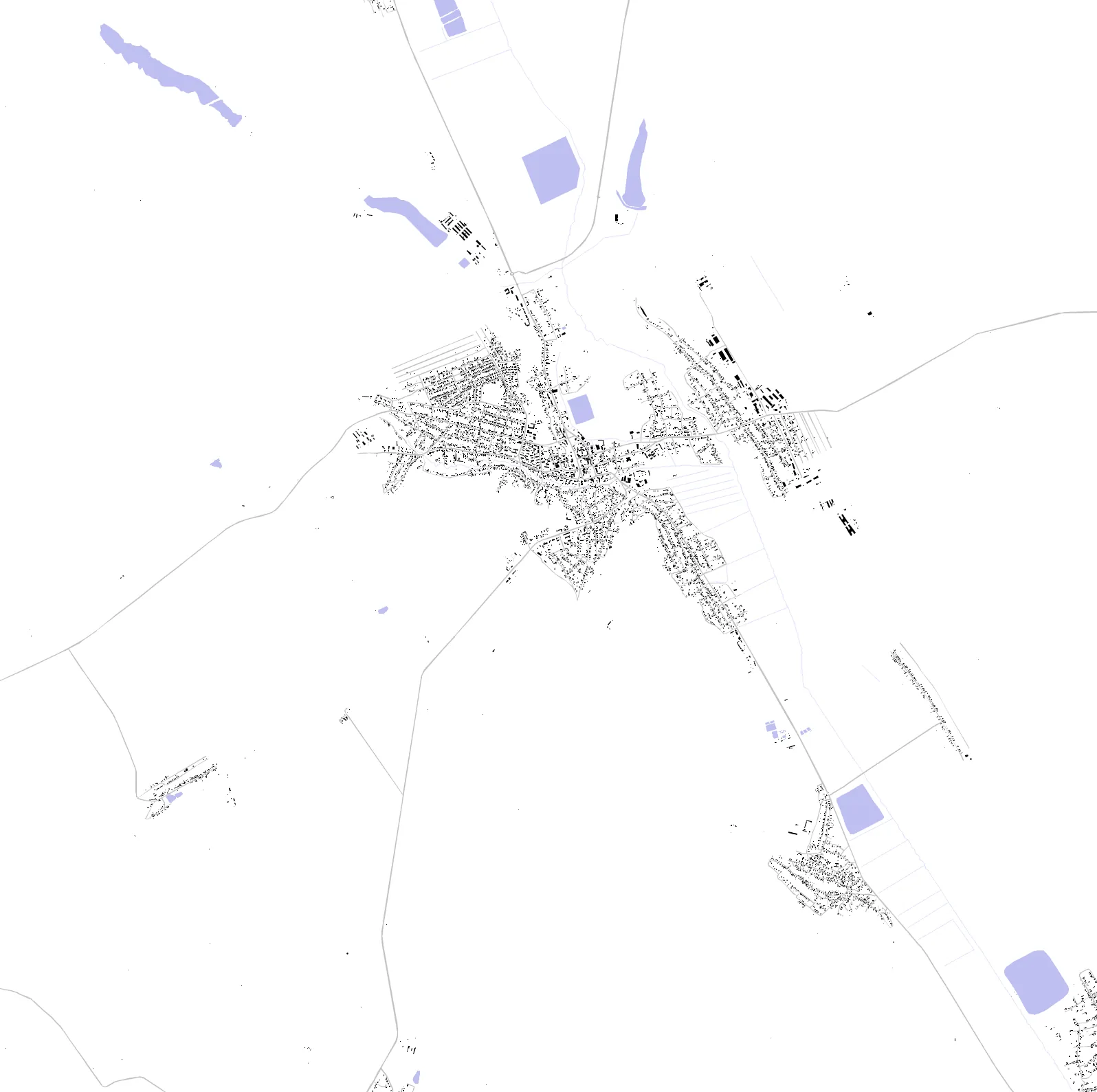 Cimișlia figure ground plan