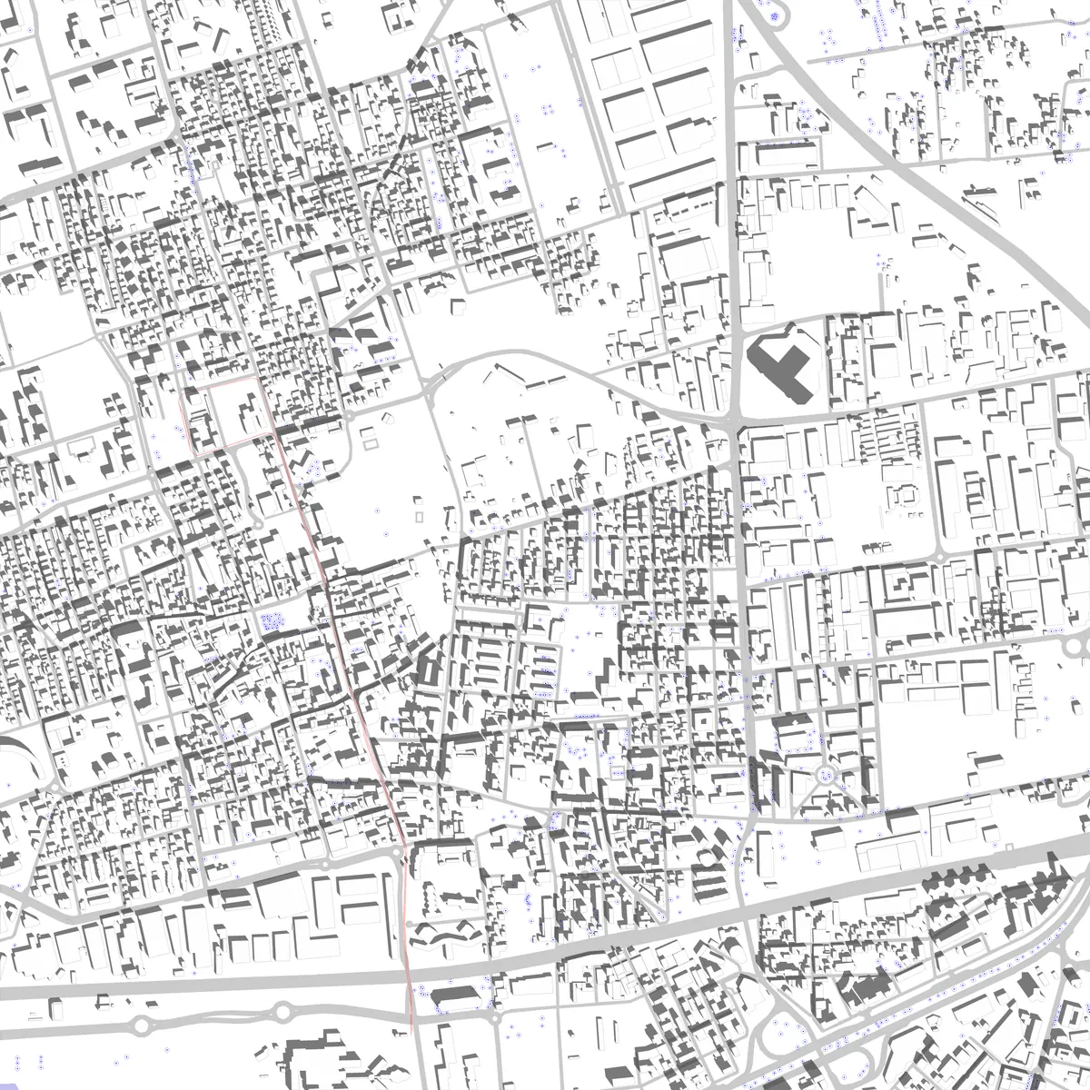Cinisello Balsamo planimetria di sito (2,5 km)