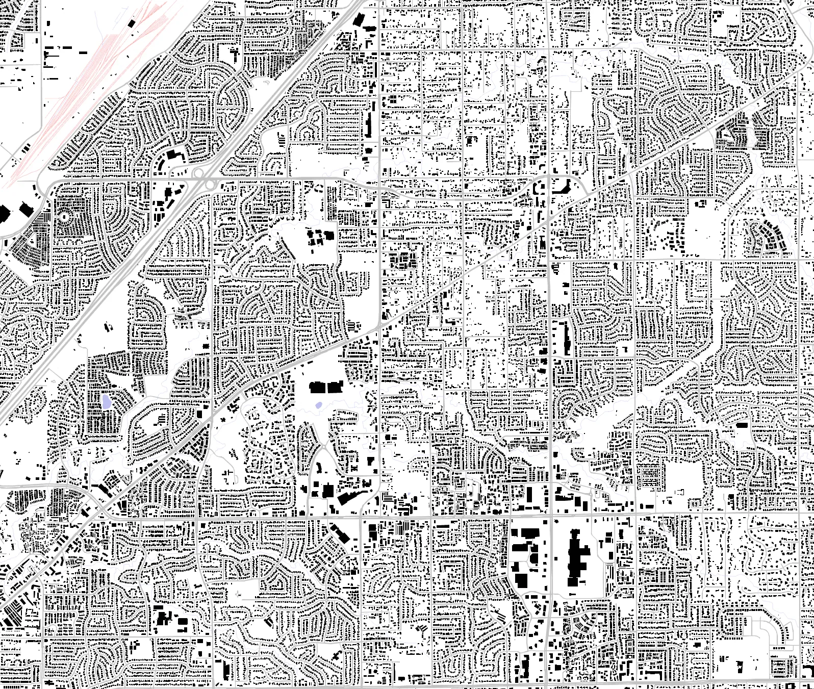 Citrus Heights Schwarzplan