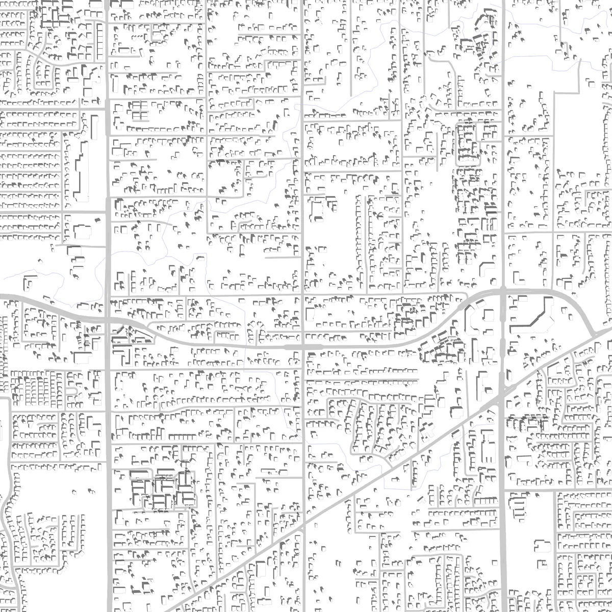 Citrus Heights Lageplan (2,5 km)
