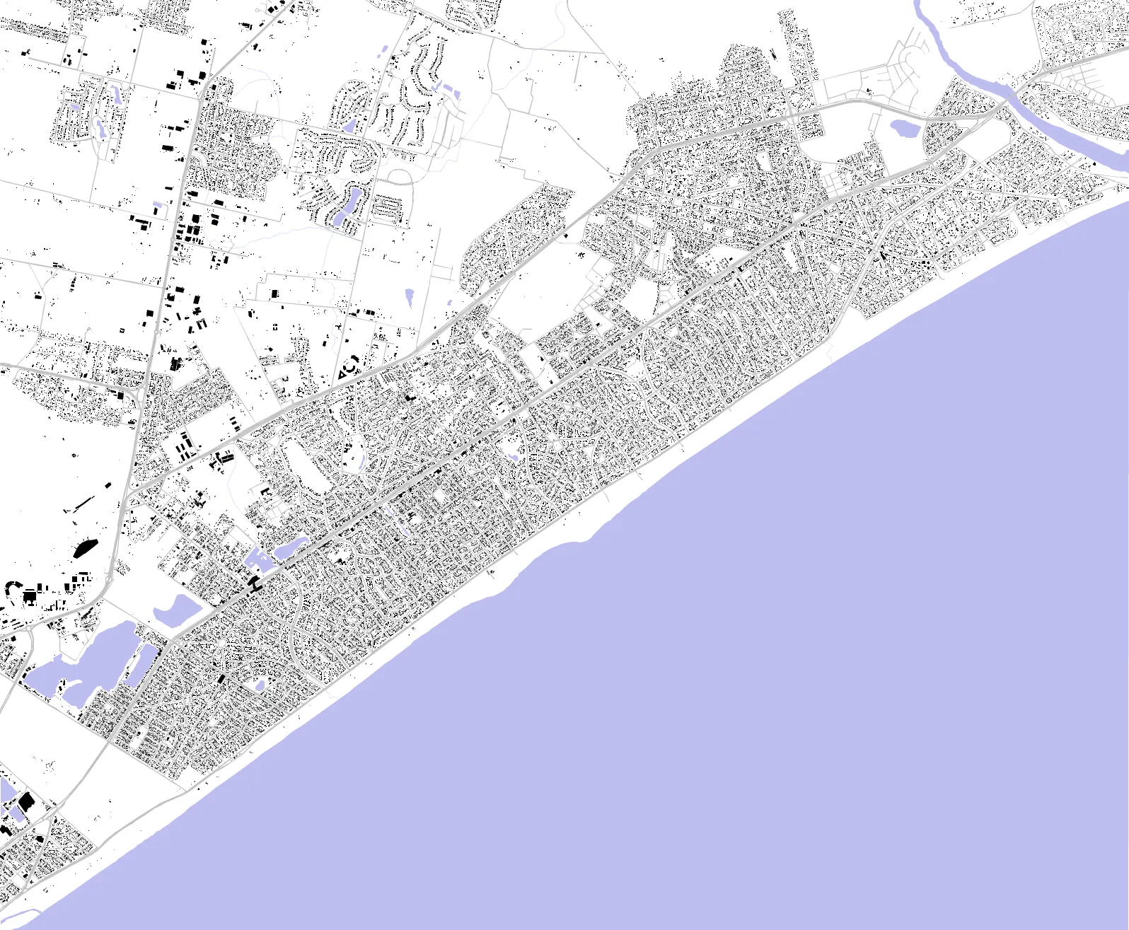 Ciudad de la Costa Schwarzplan