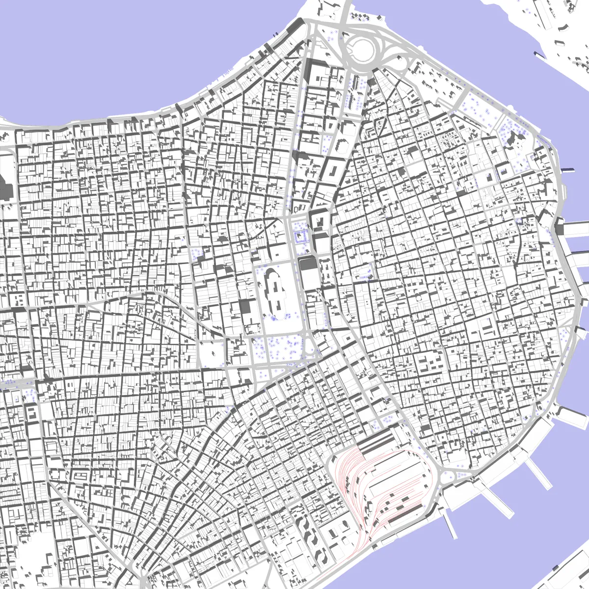 Havana Lageplan (2,5 km)