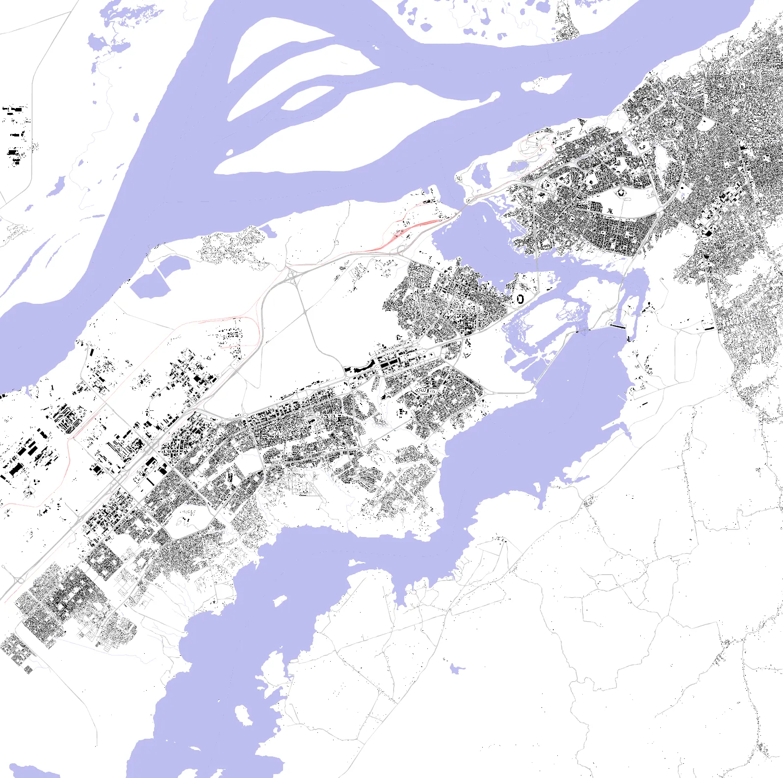 Ciudad Guayana plano de masas