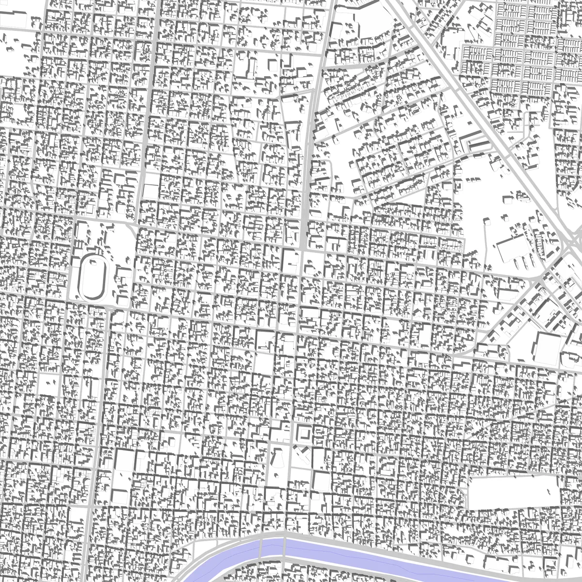 Ciudad Victoria site plan (2.5 km)