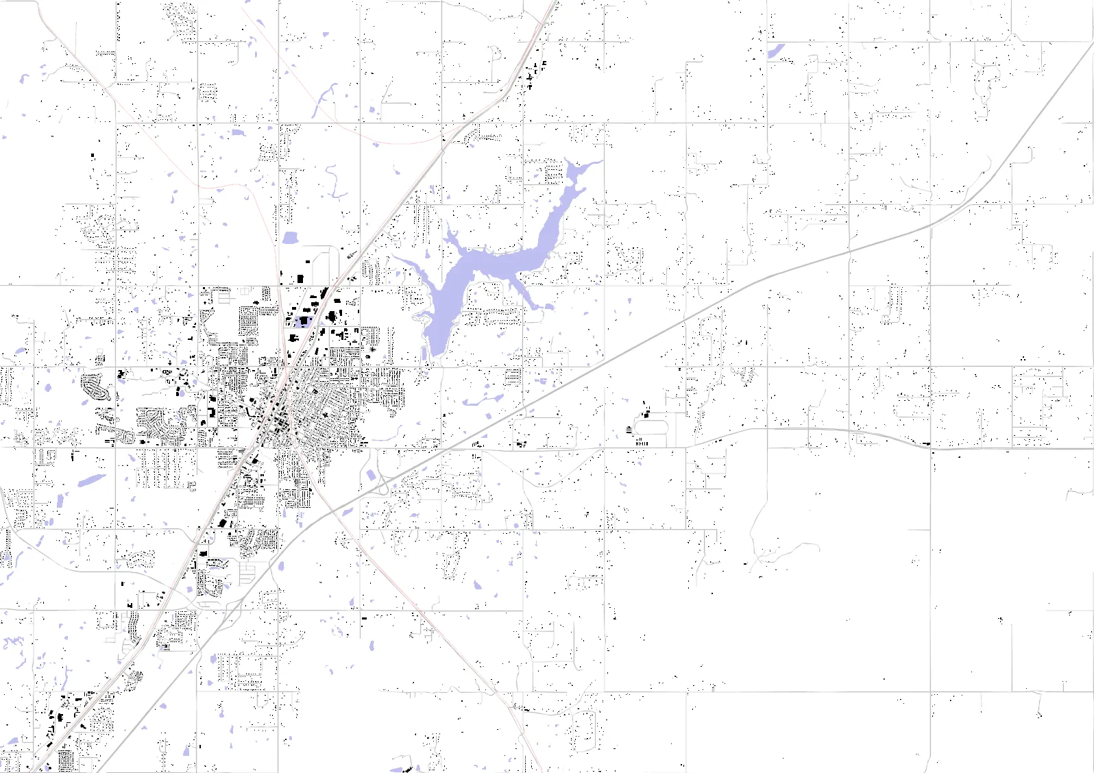 Claremore figure ground plan