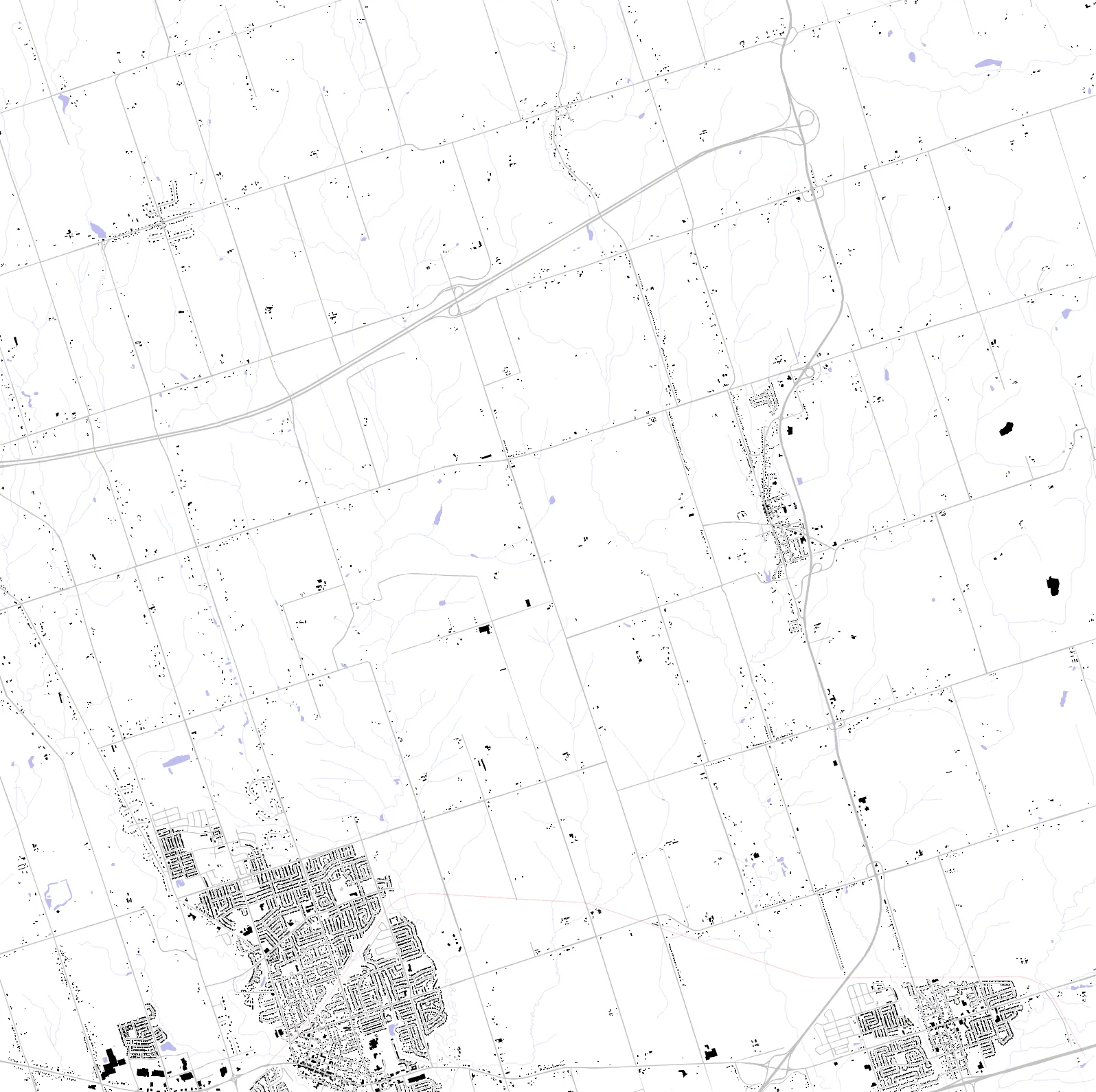 Clarington Schwarzplan