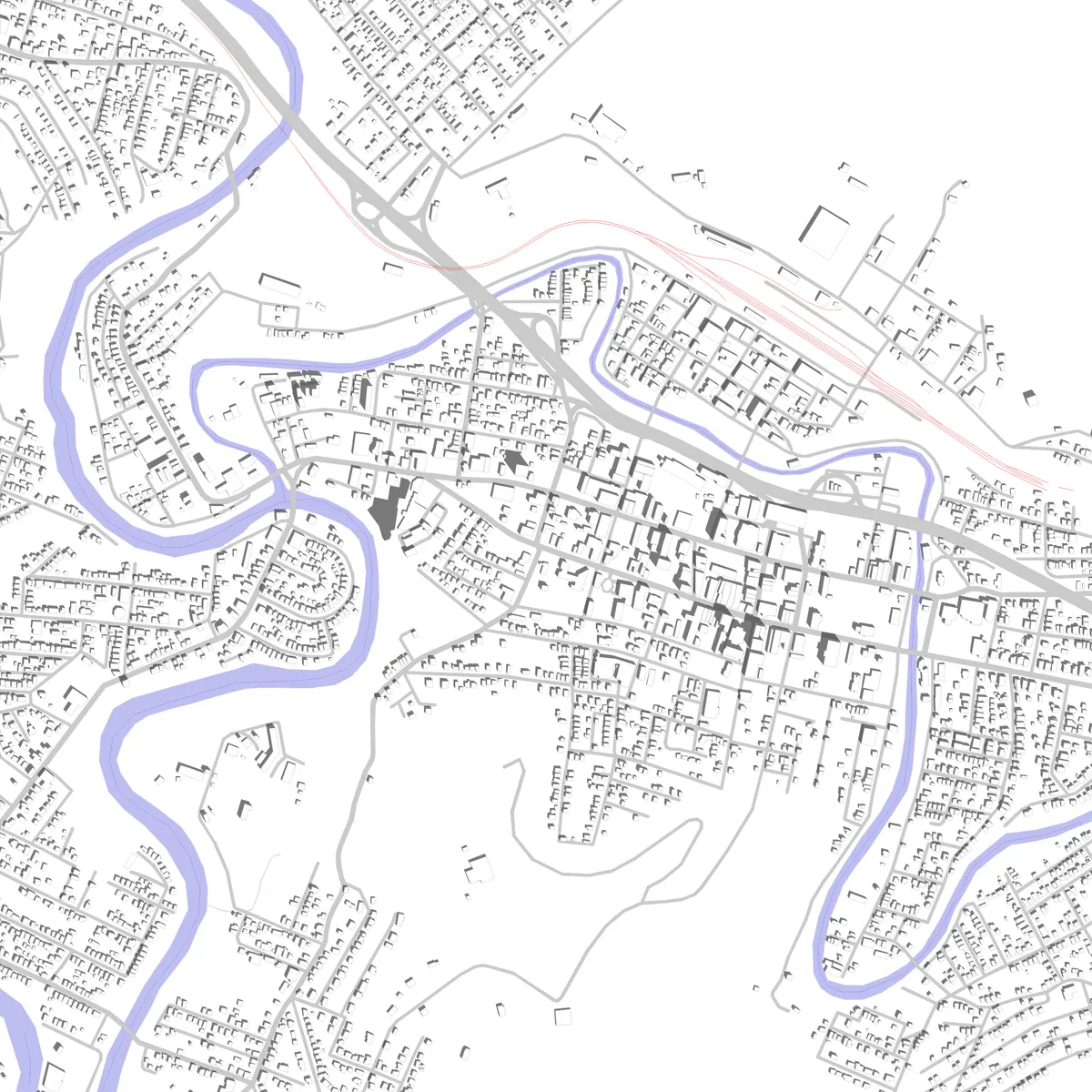 Clarksburg site plan (2.5 km)