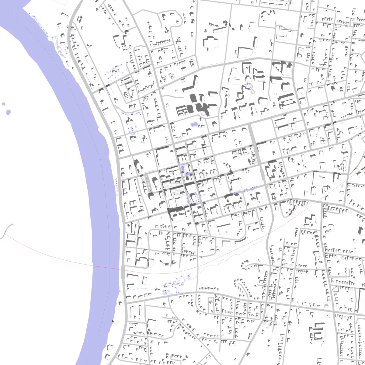 Clarksville site plan (2.5 km)