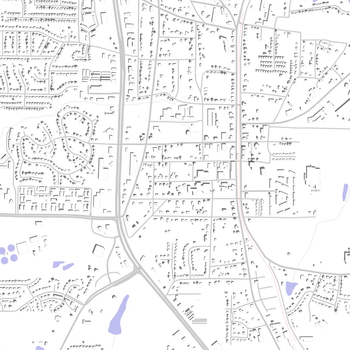 Clayton Lageplan (2,5 km)