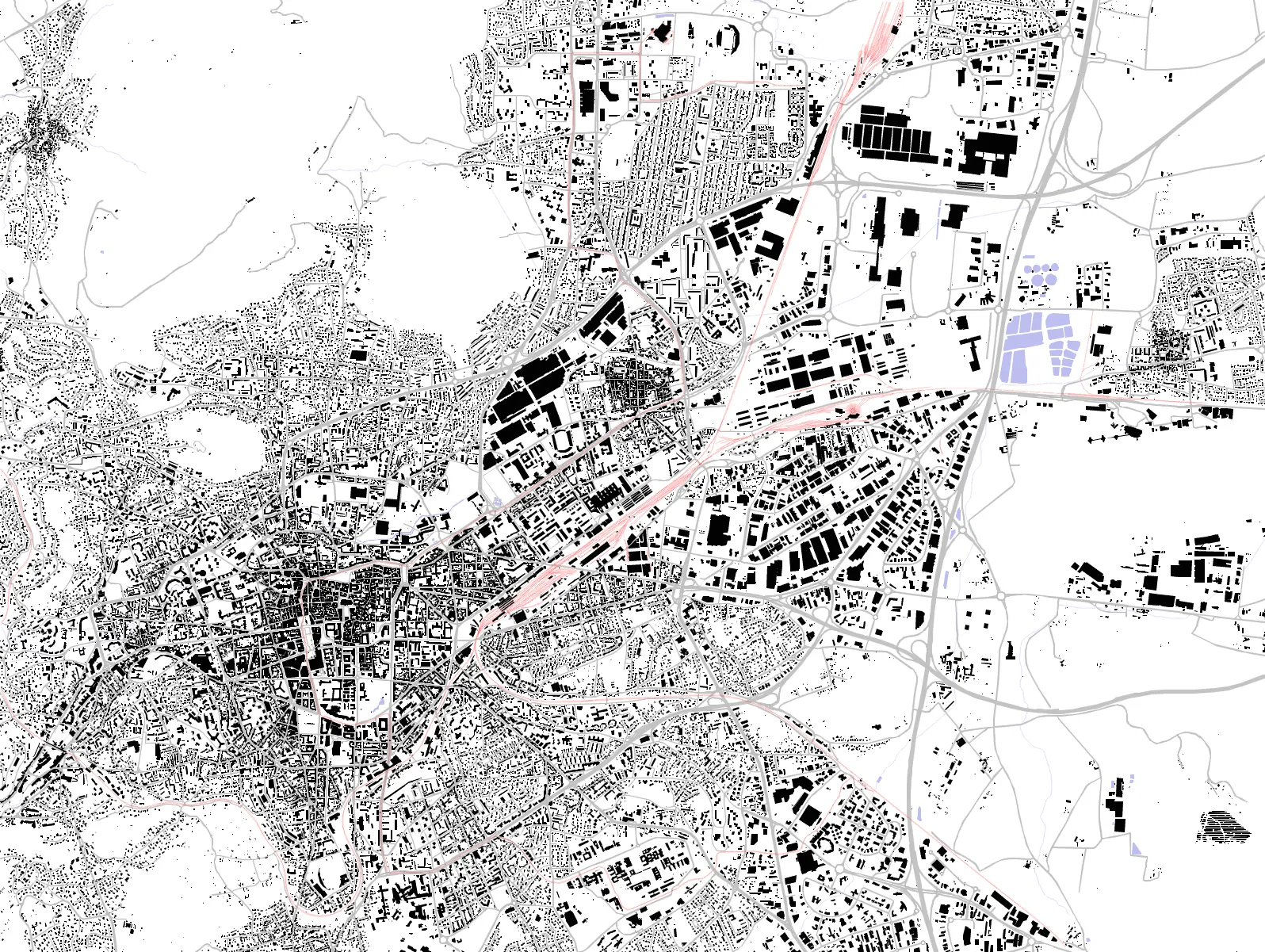 Clermont-Ferrand plan de masse