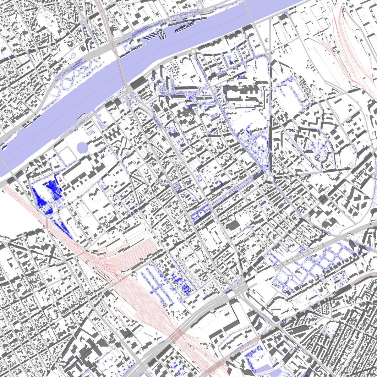 Clichy plan de situation (2,5 km)