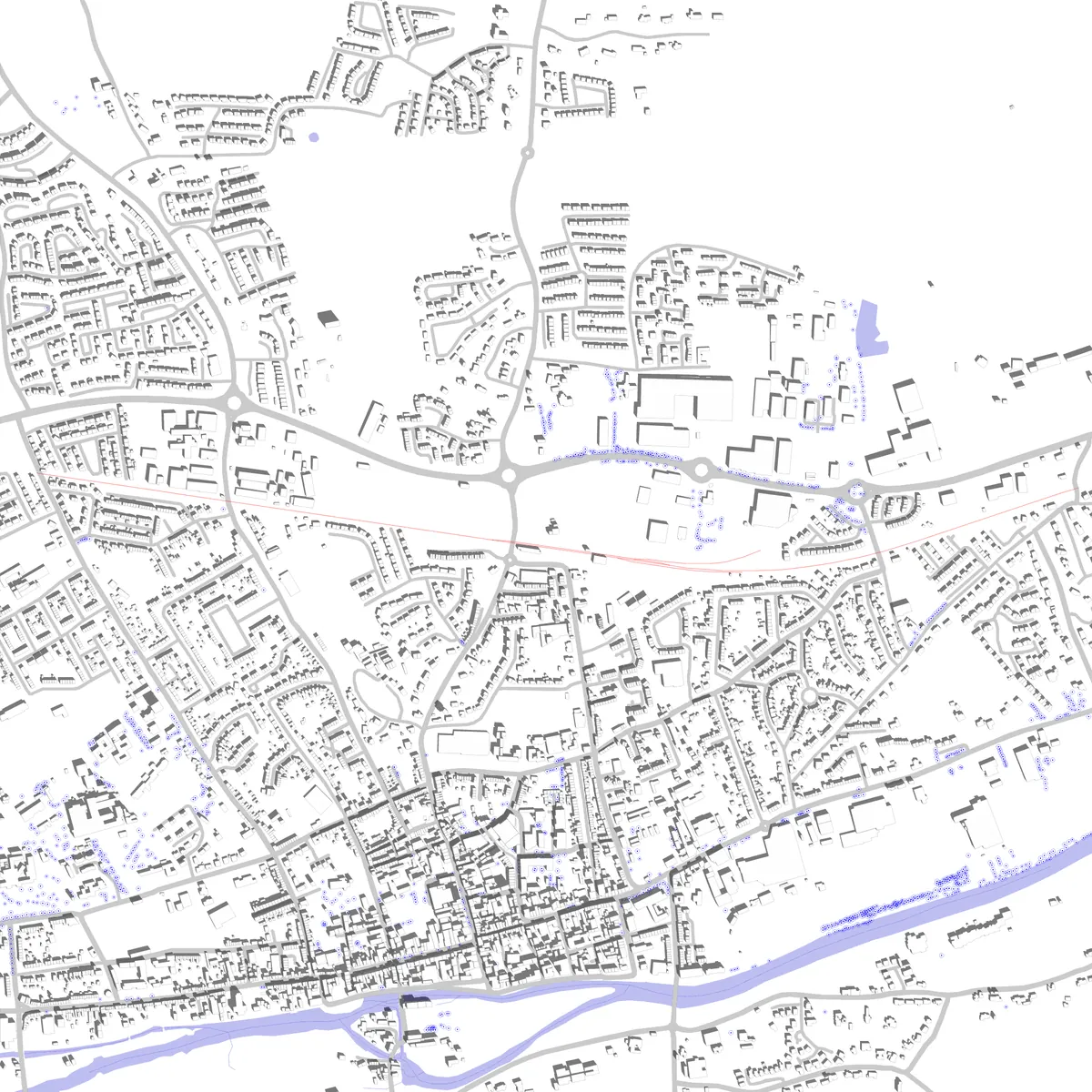 Clonmel site plan (2.5 km)