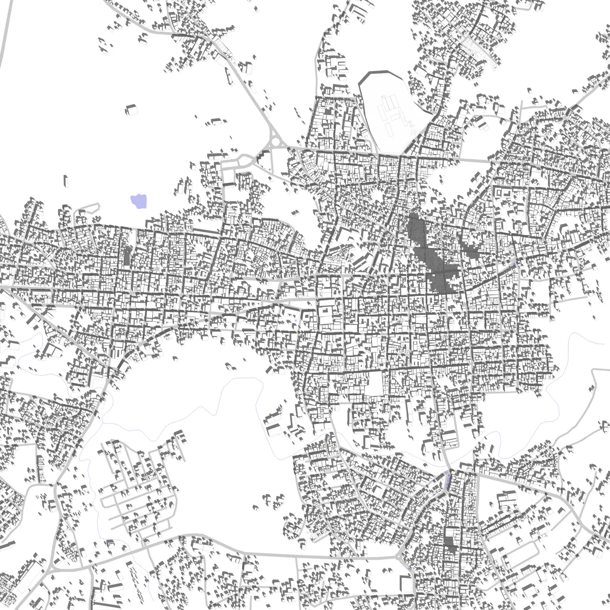 Cobán plano de situación (2,5 km)