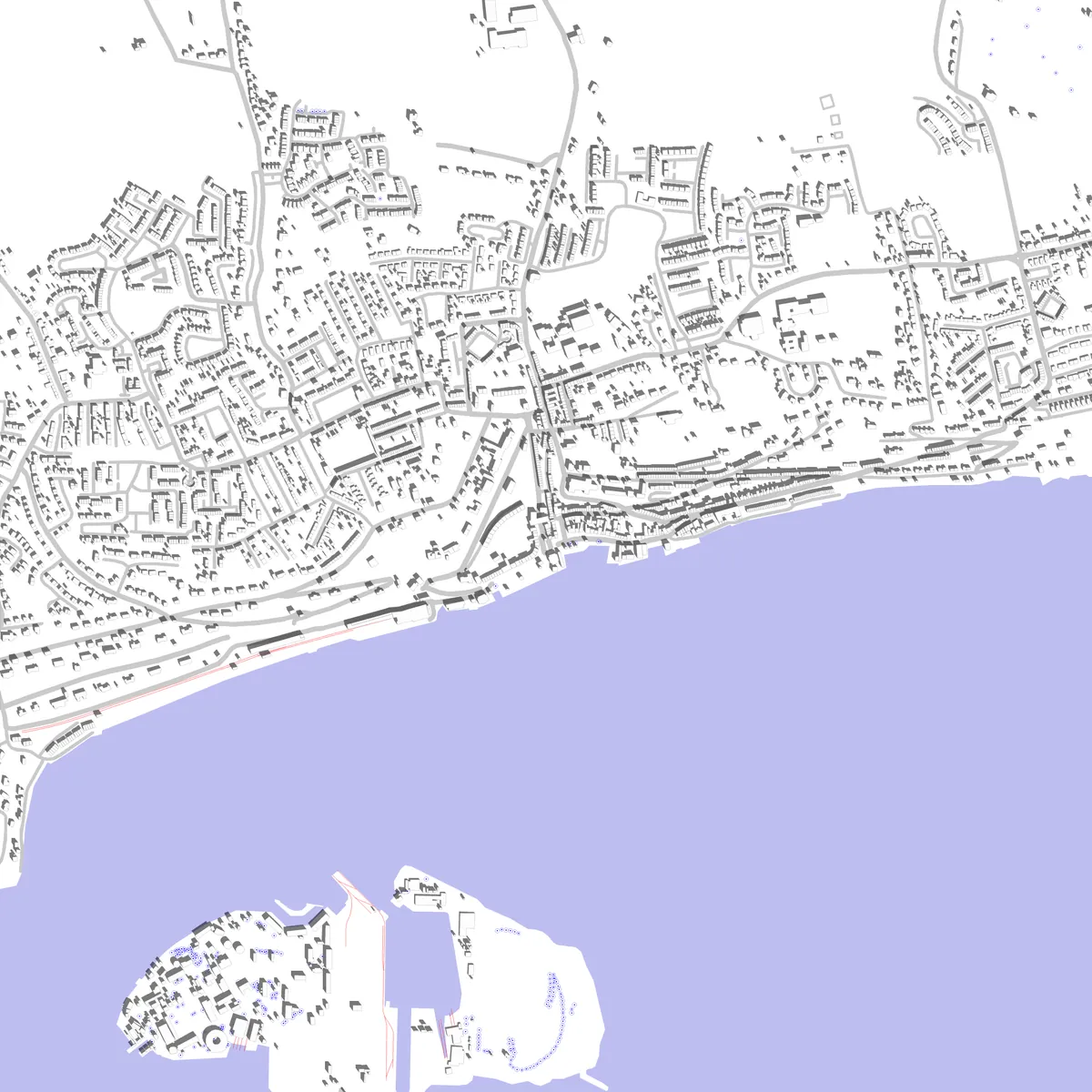 Cobh Lageplan (2,5 km)