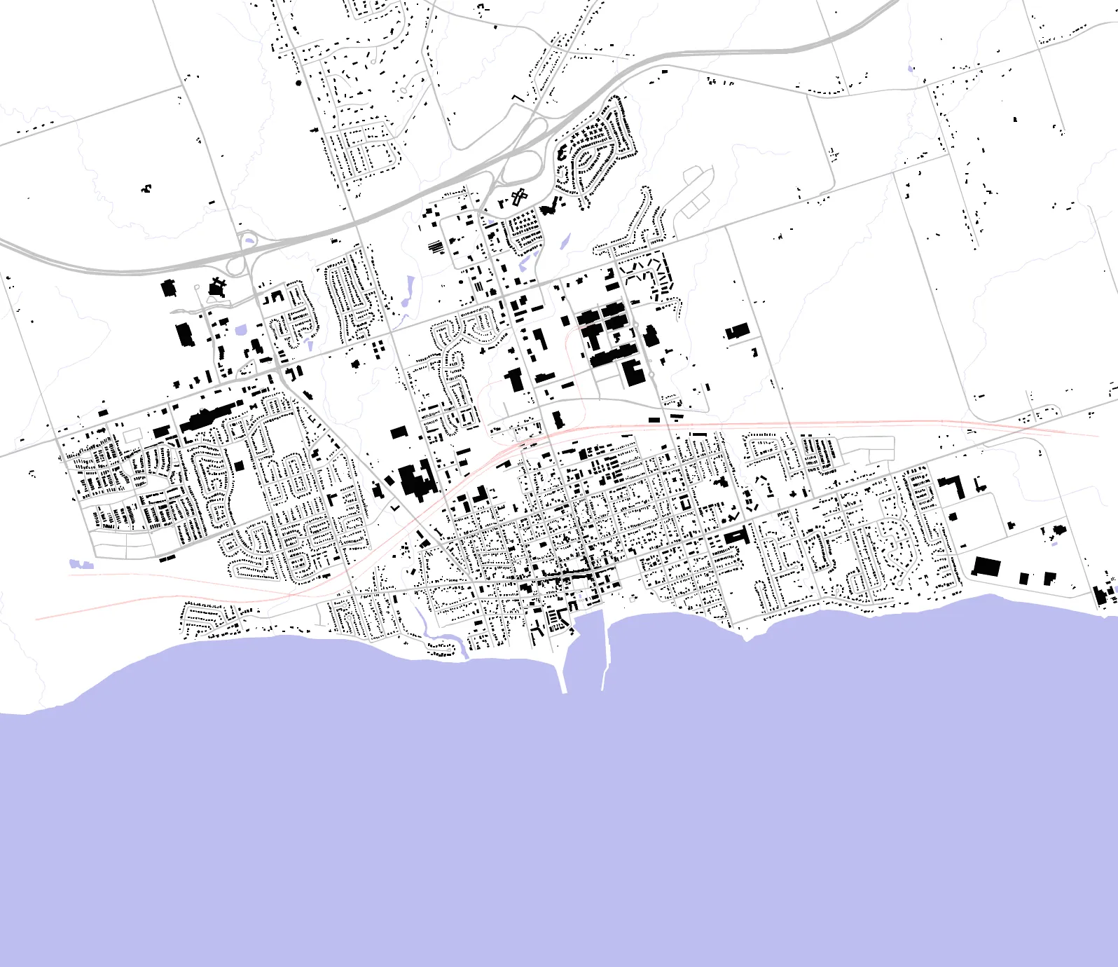 Cobourg figure ground plan