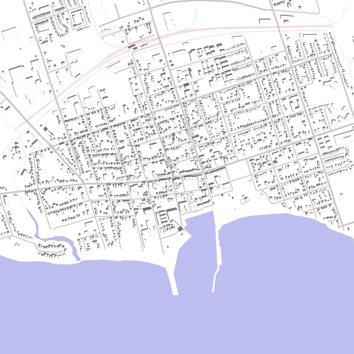 Cobourg site plan (2.5 km)