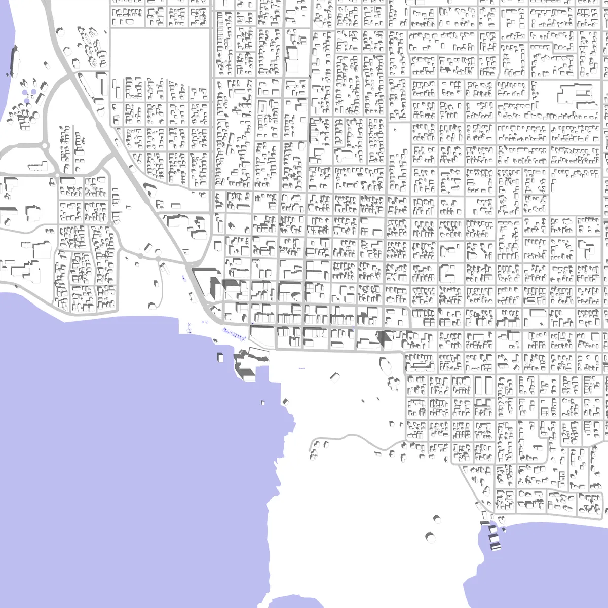 Coeur d'Alene site plan (2.5 km)