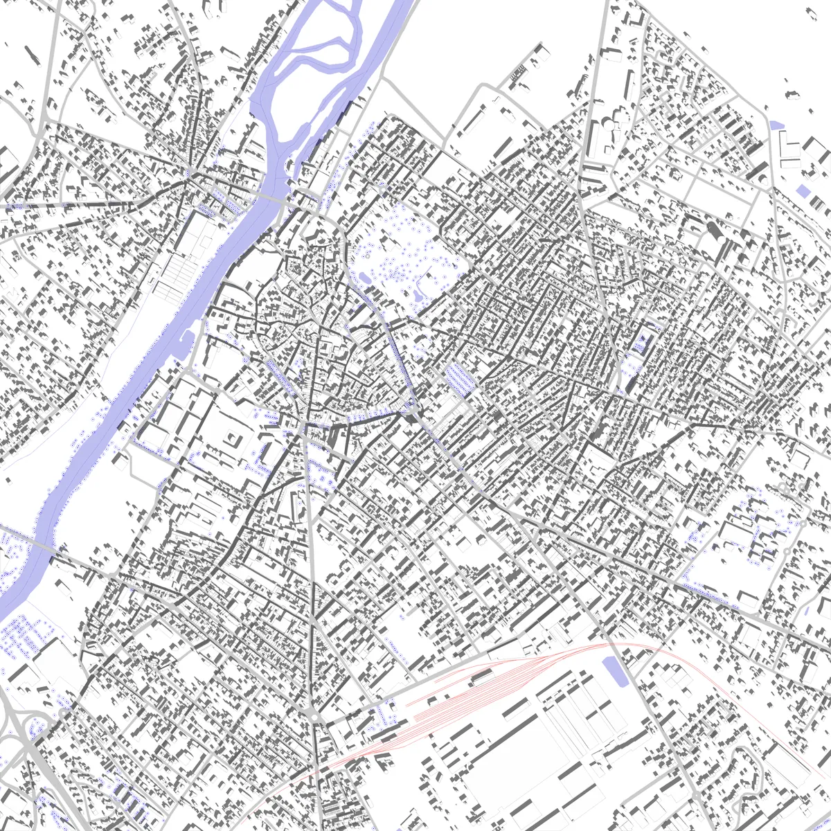 Cognac site plan (2.5 km)