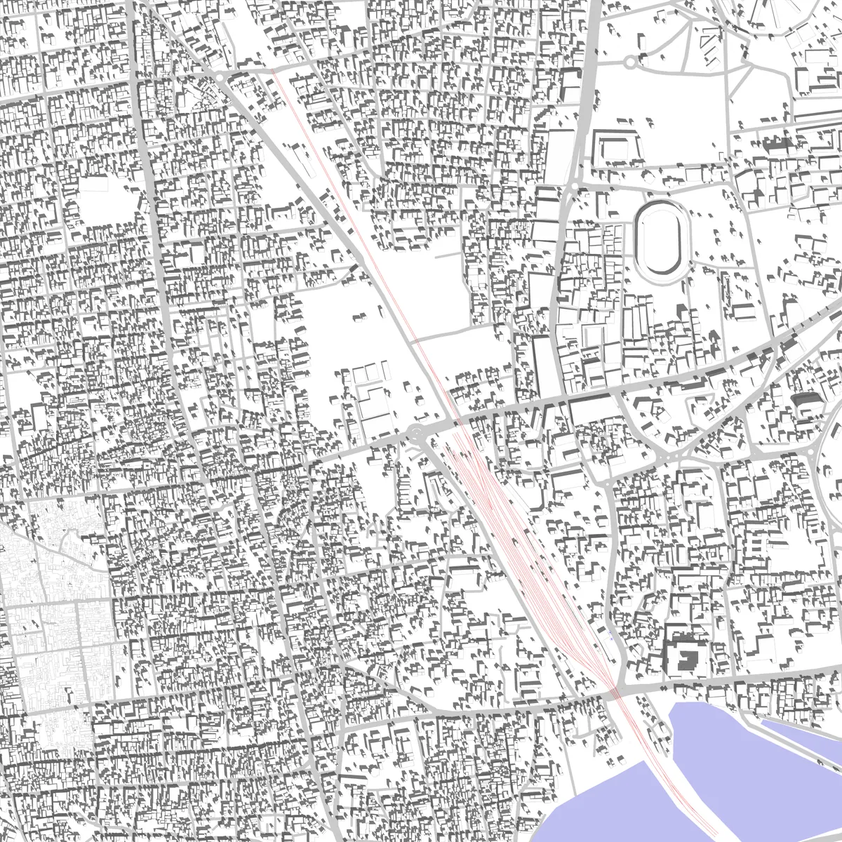 Coimbatore site plan (2.5 km)