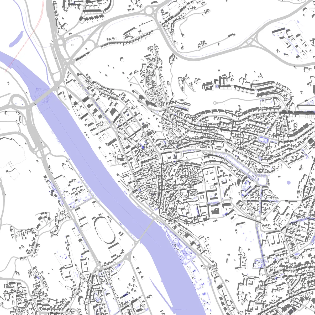 Coimbra planta de localização (2,5 km)