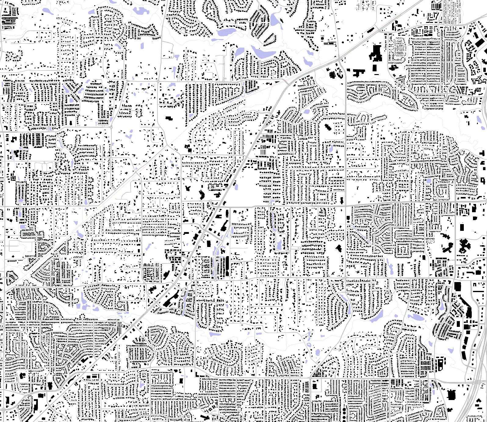 Colleyville figure ground plan