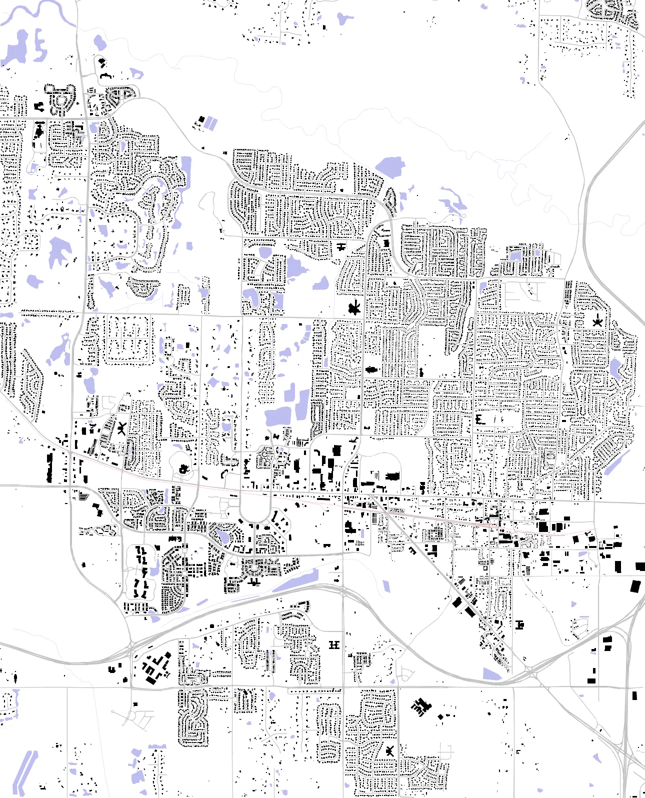Collierville Schwarzplan