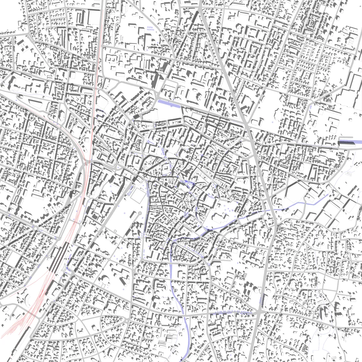 Colmar plan de situation (2,5 km)