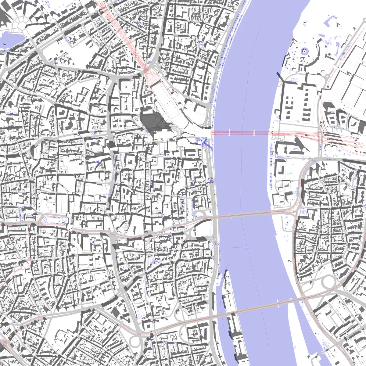 Cologne Lageplan (2,5 km)