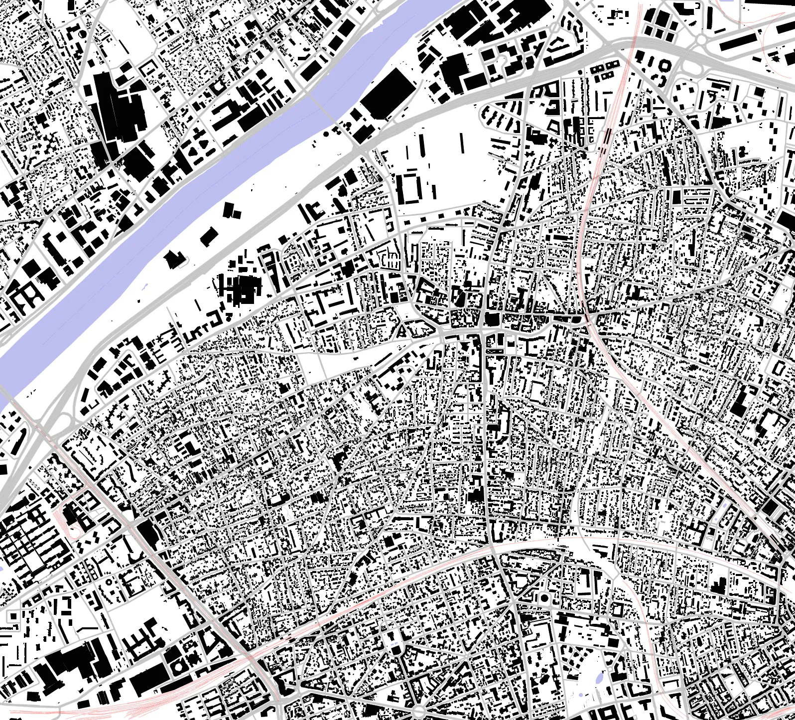 Colombes plan de masse