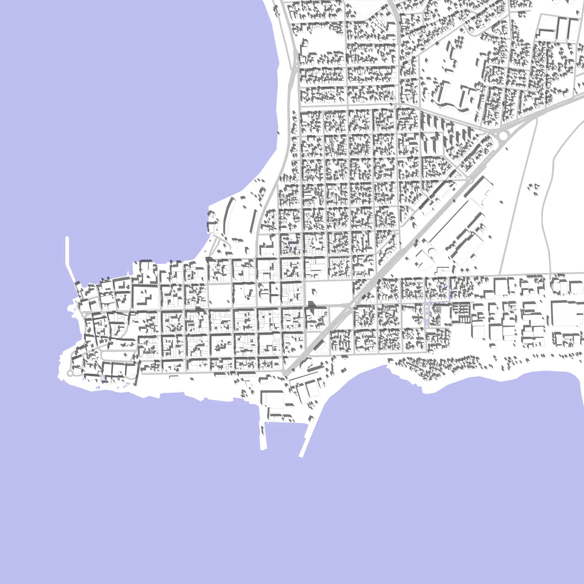 Colonia del Sacramento site plan (2.5 km)