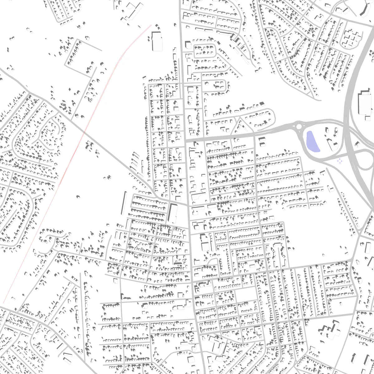 Colonial Heights site plan (2.5 km)