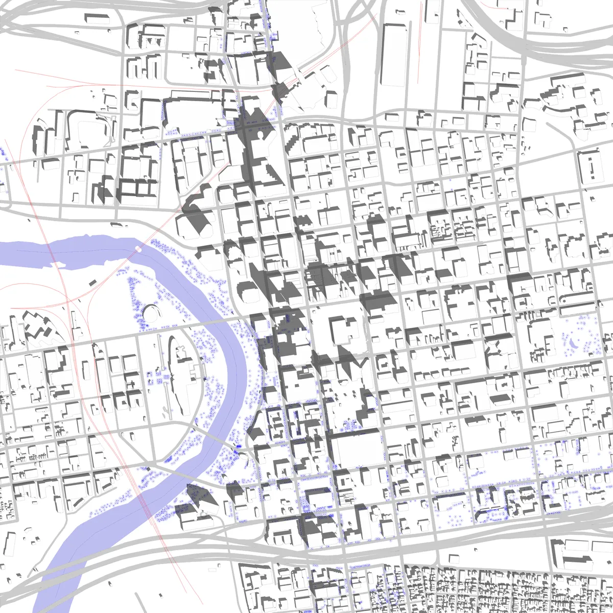 Columbus site plan (2.5 km)