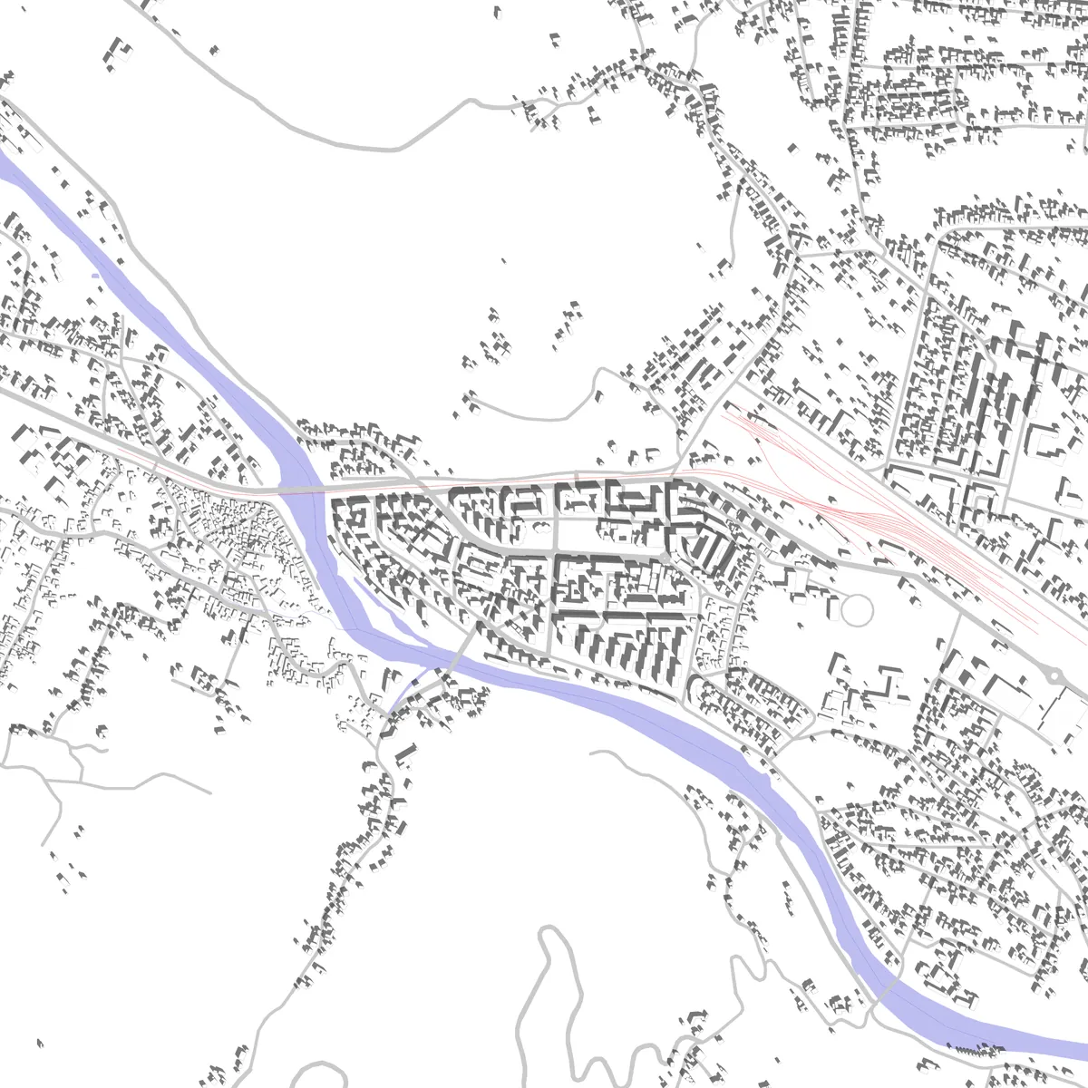 Comănești site plan (2.5 km)