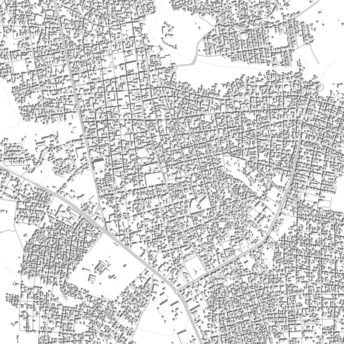Comayagua plano de situación (2,5 km)