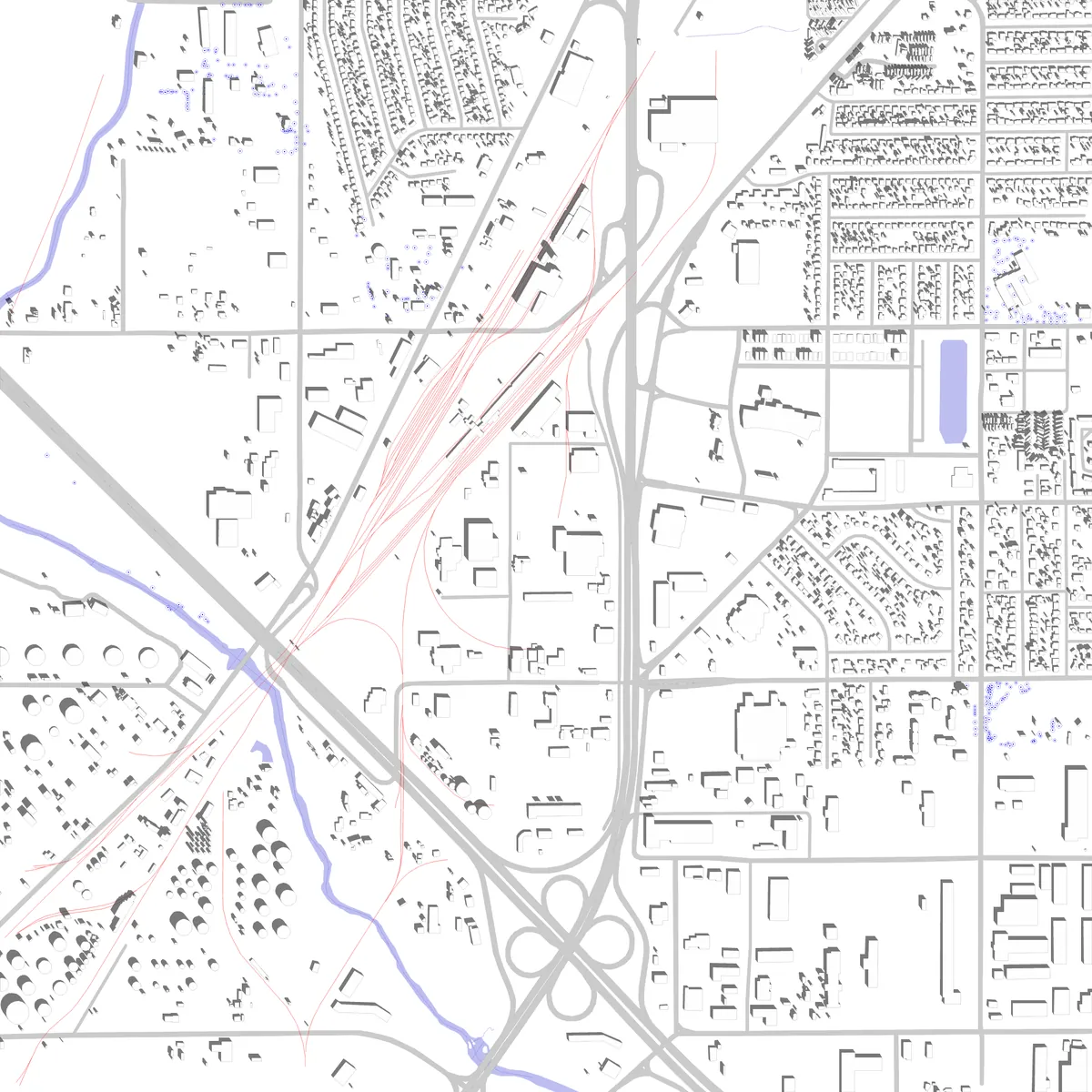 Commerce City site plan (2.5 km)