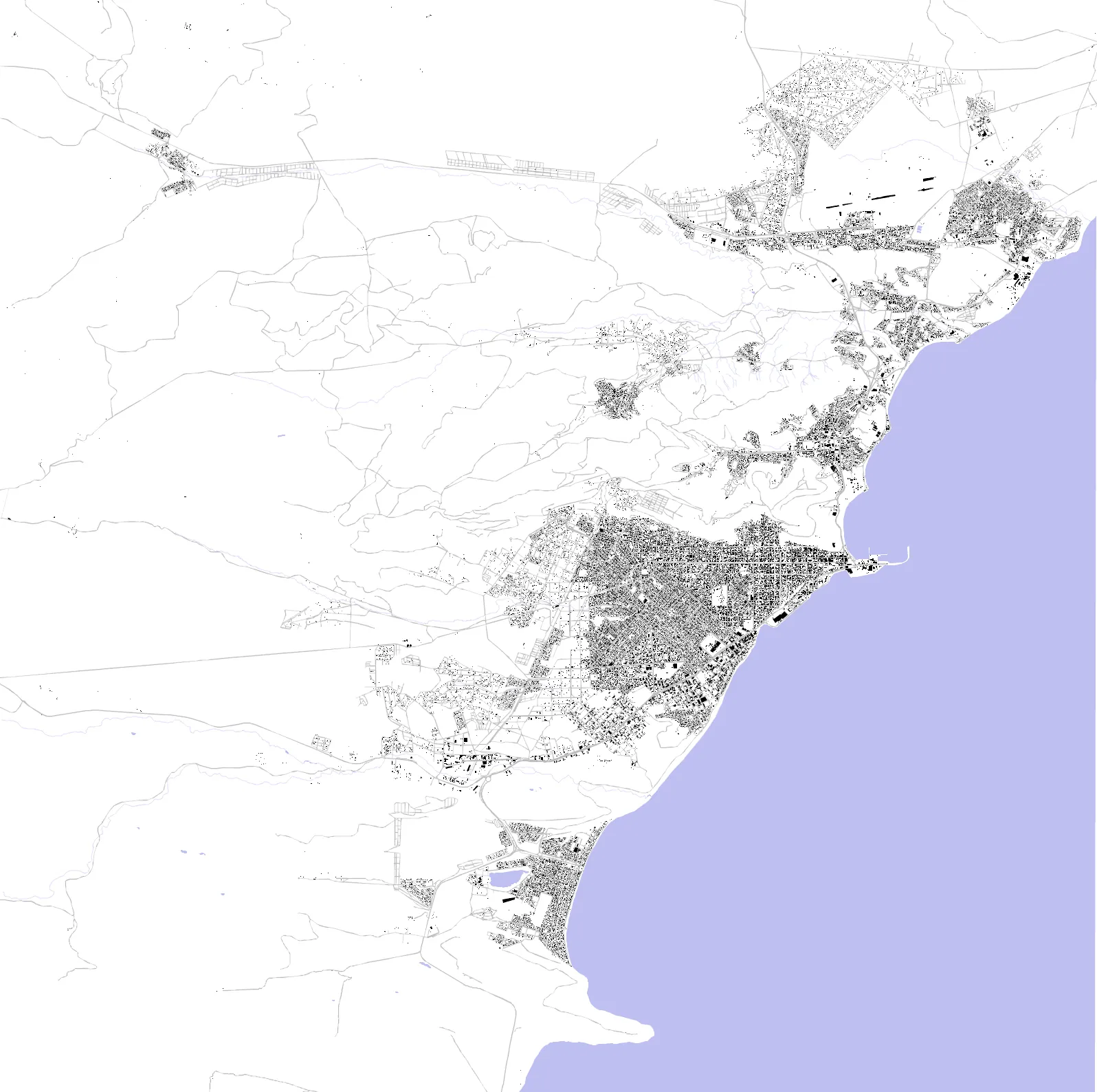 Comodoro Rivadavia plano de masas