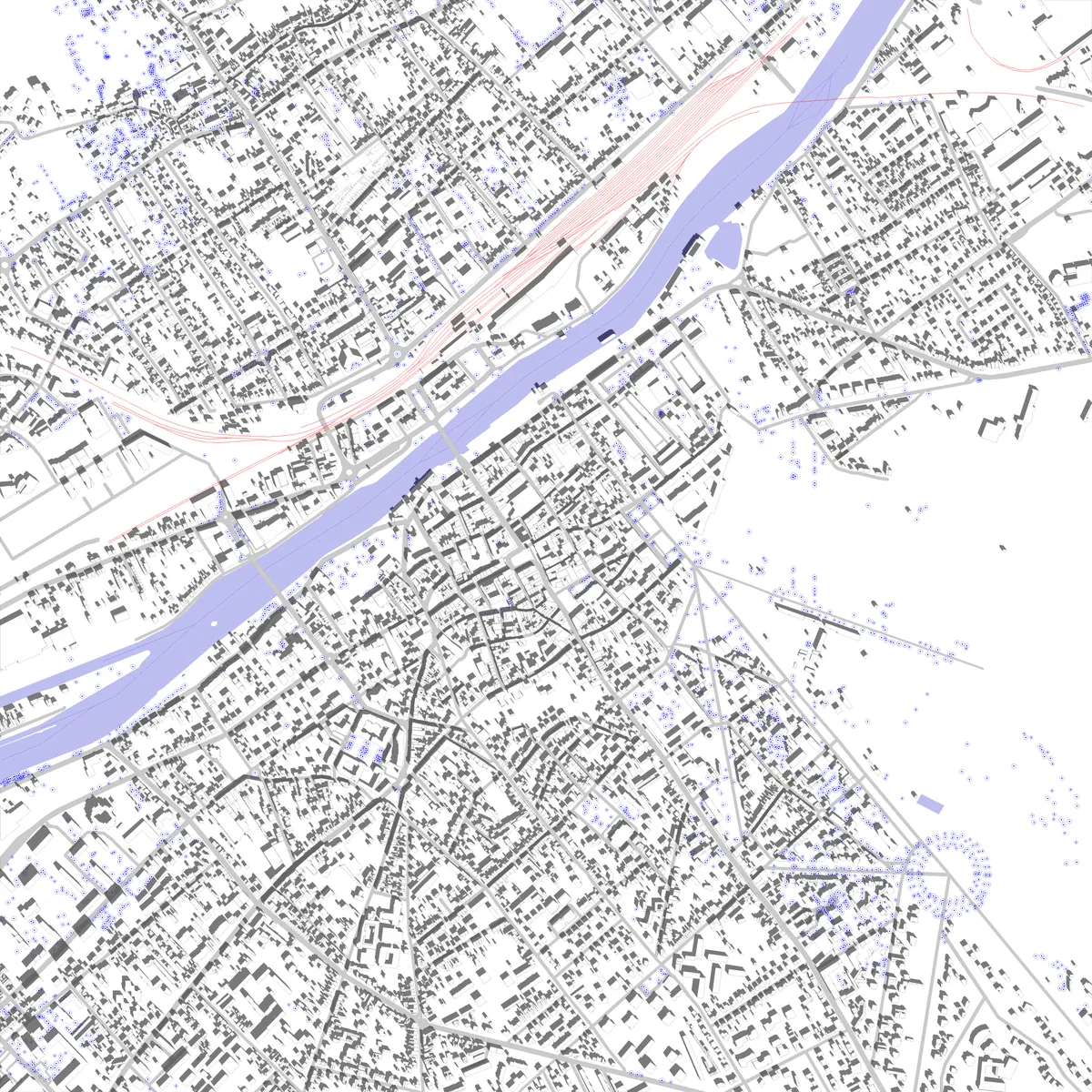 Compiègne Lageplan (2,5 km)