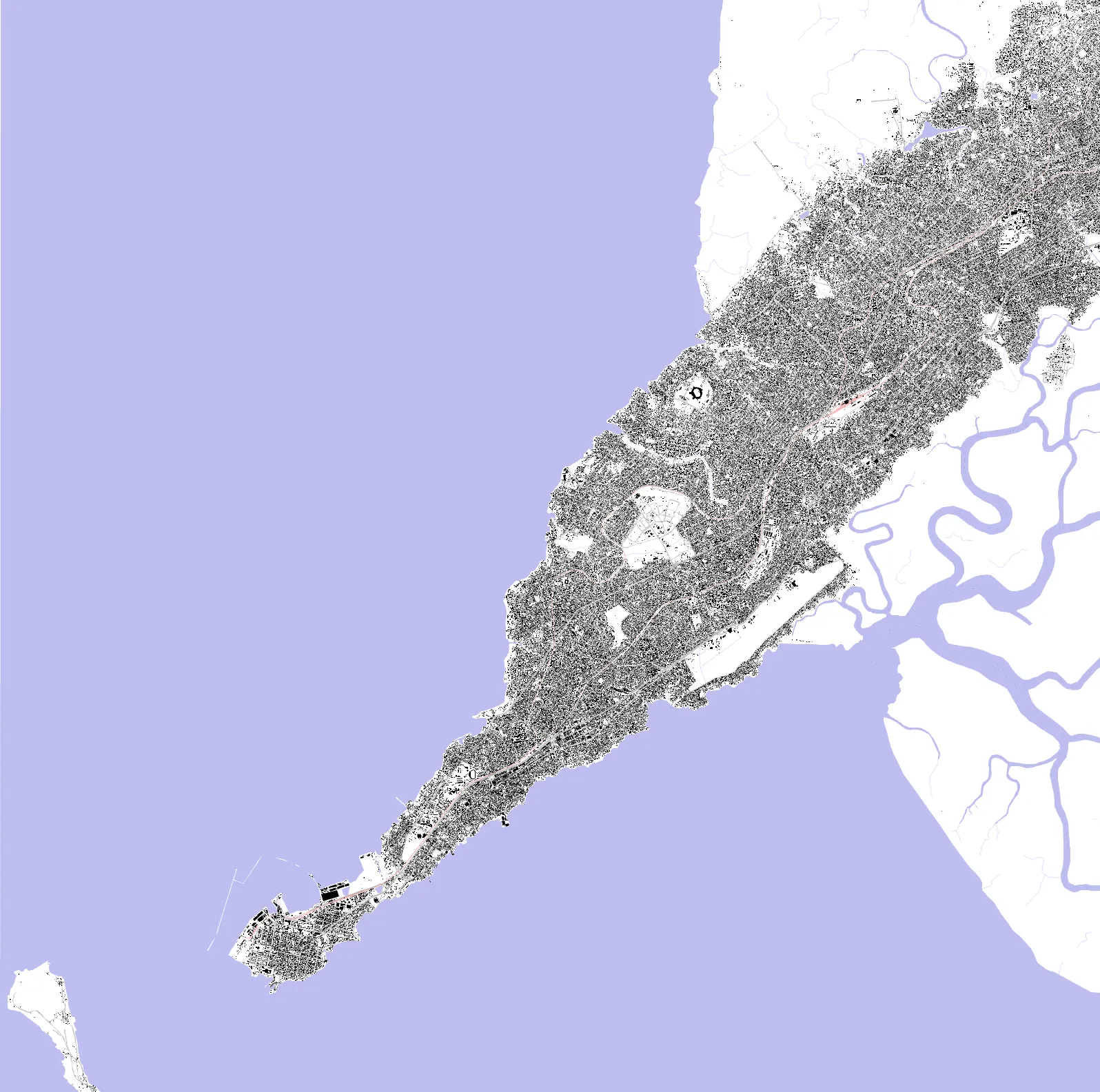 Conakry Schwarzplan
