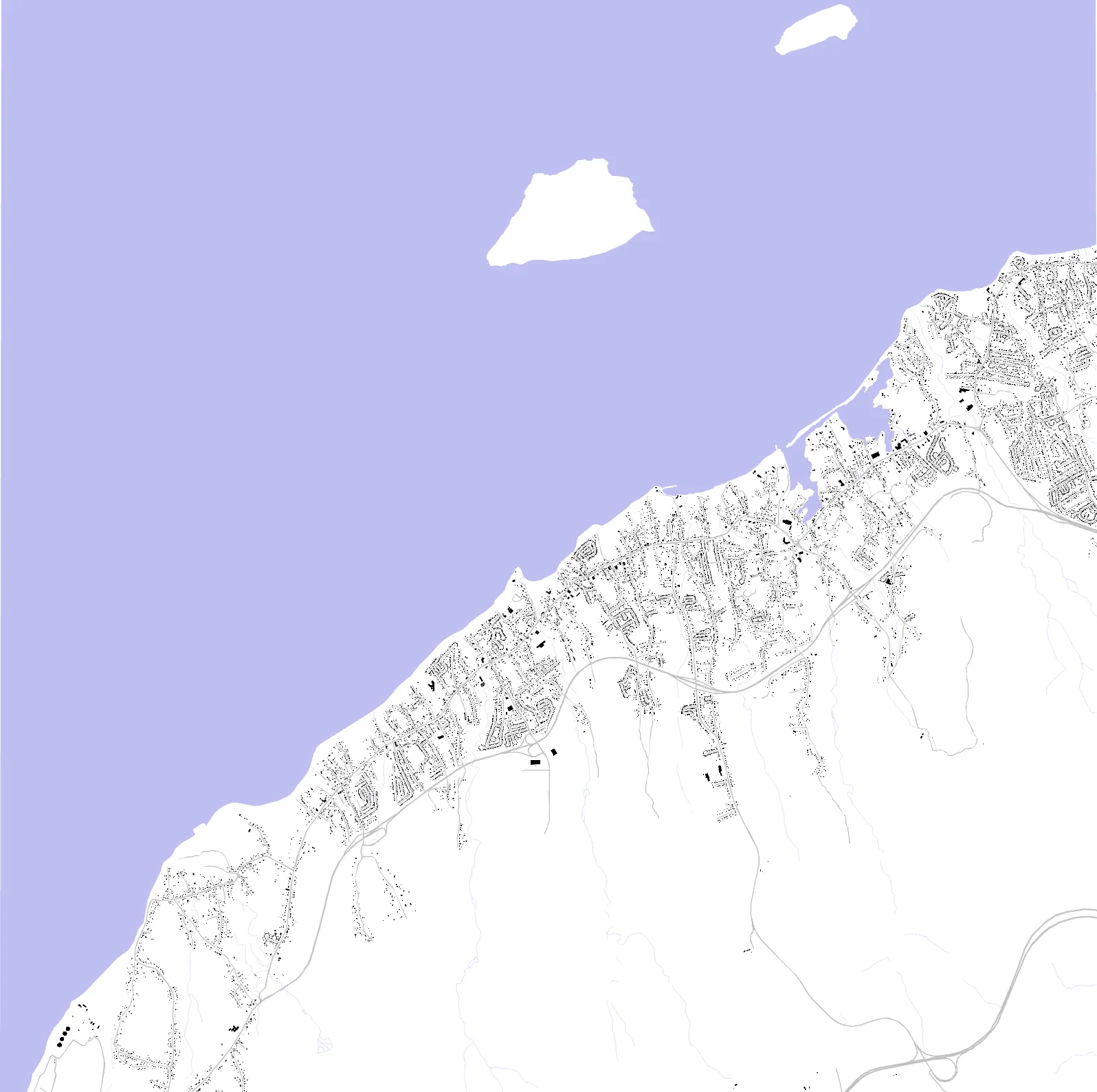 Conception Bay South figure ground plan