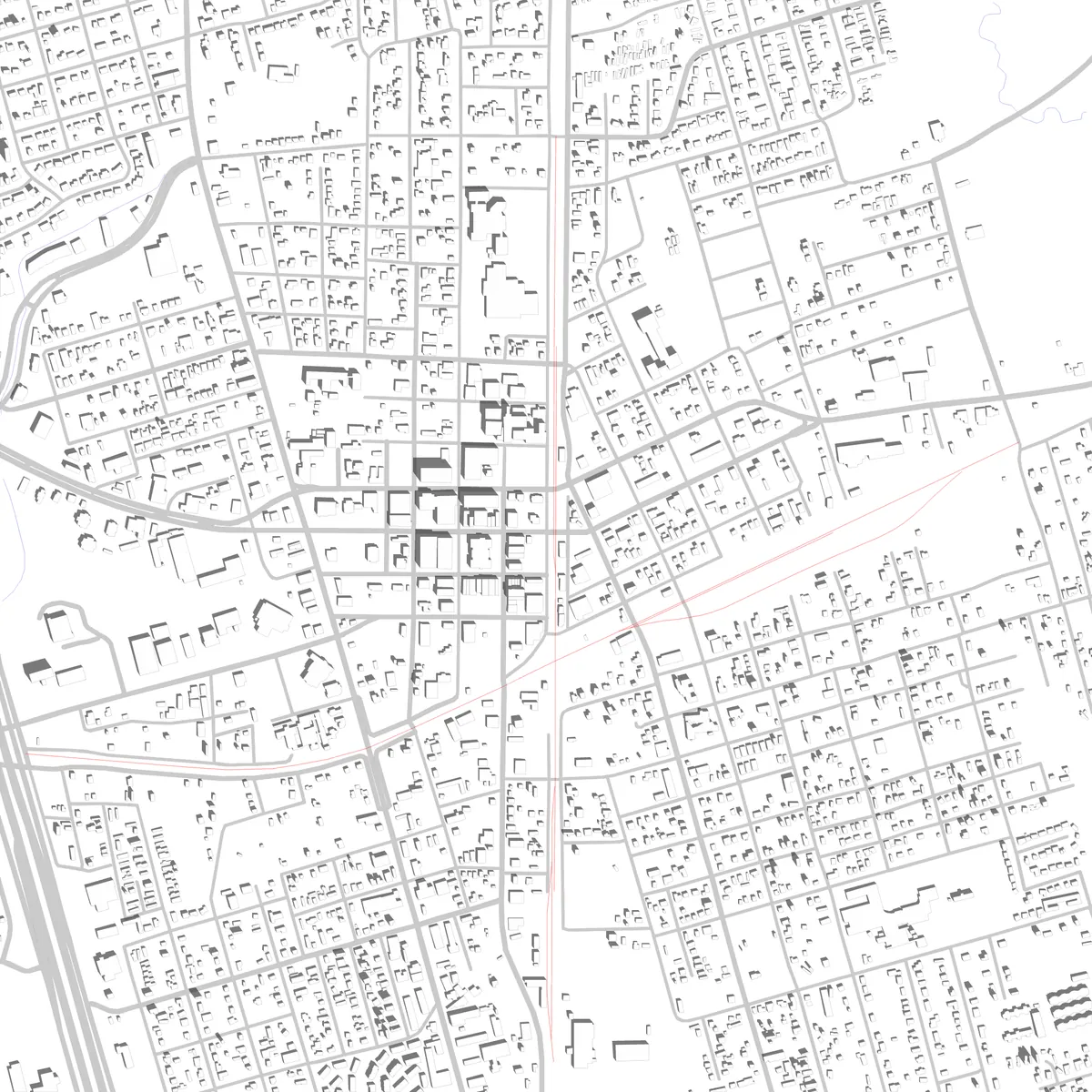 Conroe site plan (2.5 km)