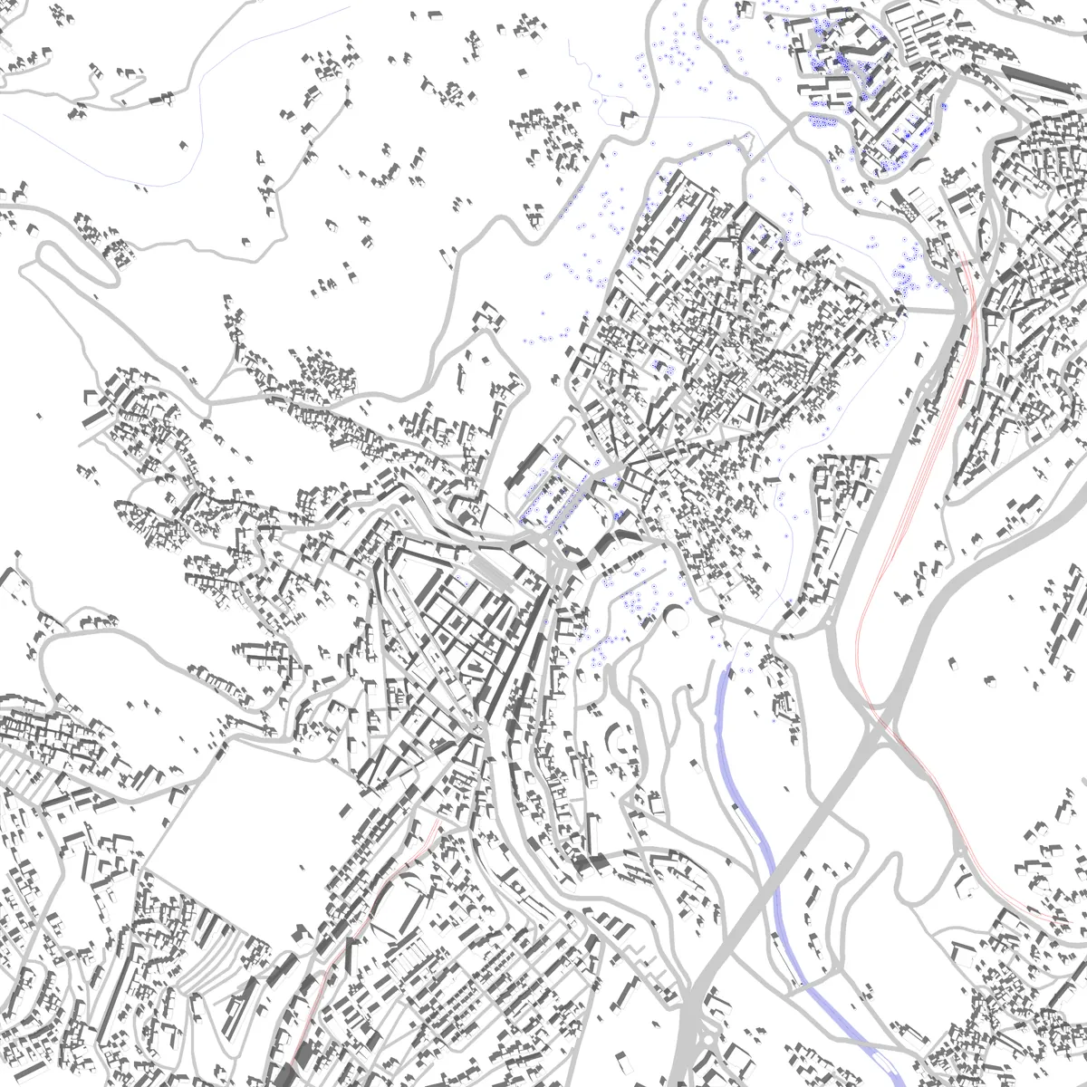 Constantine Lageplan (2,5 km)